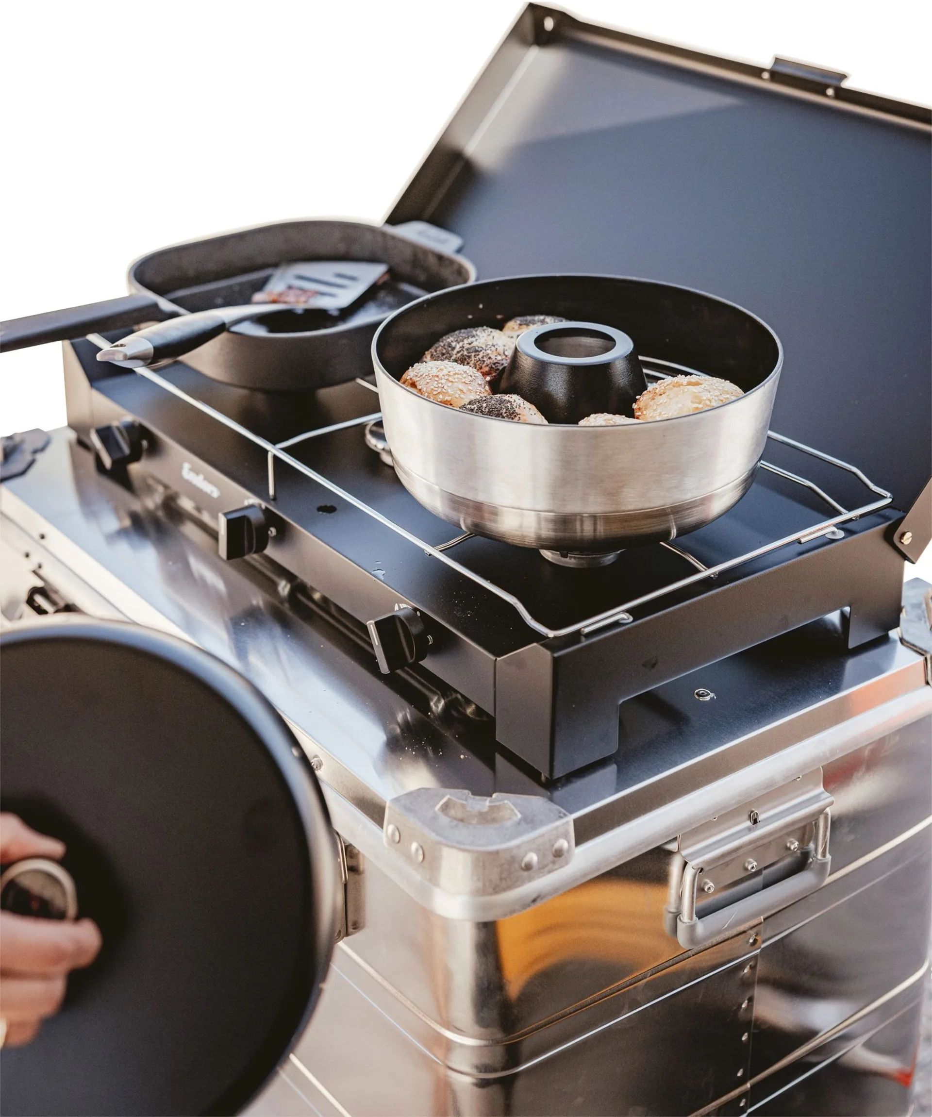 Four de camping portable Enders Vamo avec grille de cuisson et thermomètre Four de camping portable Enders Vamo avec grille de cuisson et thermomètre