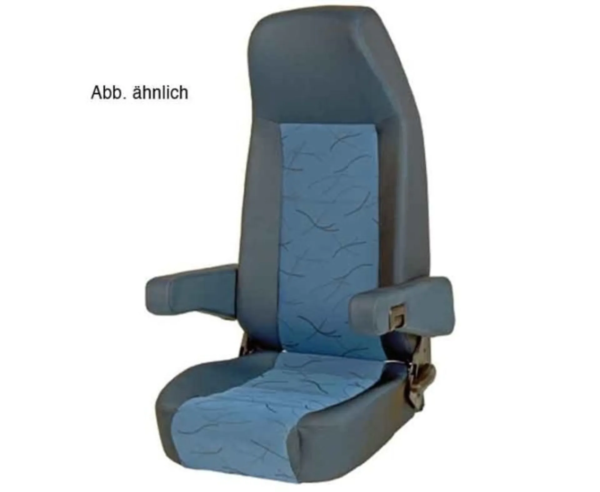 Sportscraft Fahrzeugsitz S5.1 aus grauem Leder mit dunkelgrauem Bezug
