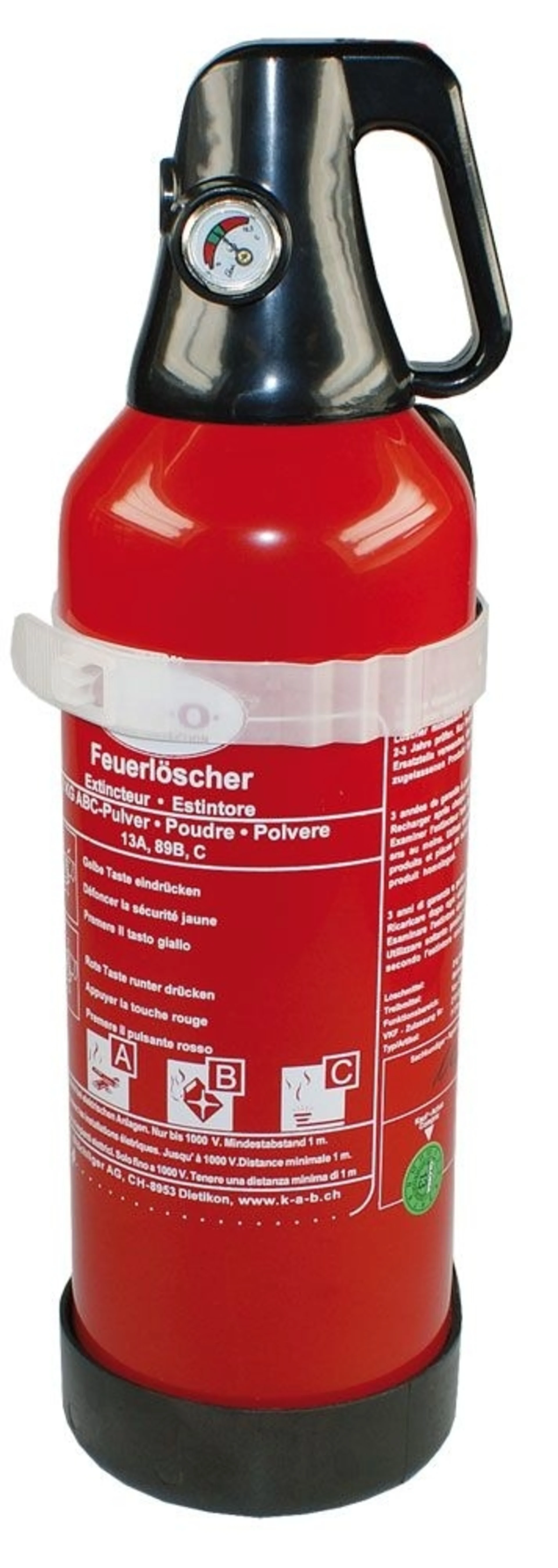 Pro Pulverfeuerlöscher 2KG Pulver mit Halter speziell für Autos