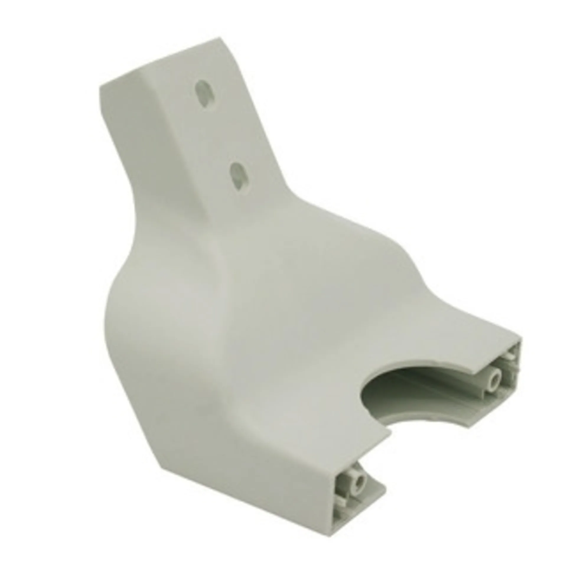 Feedhalter Oyster UT RAL 7035 lichtgrau, Unterteil