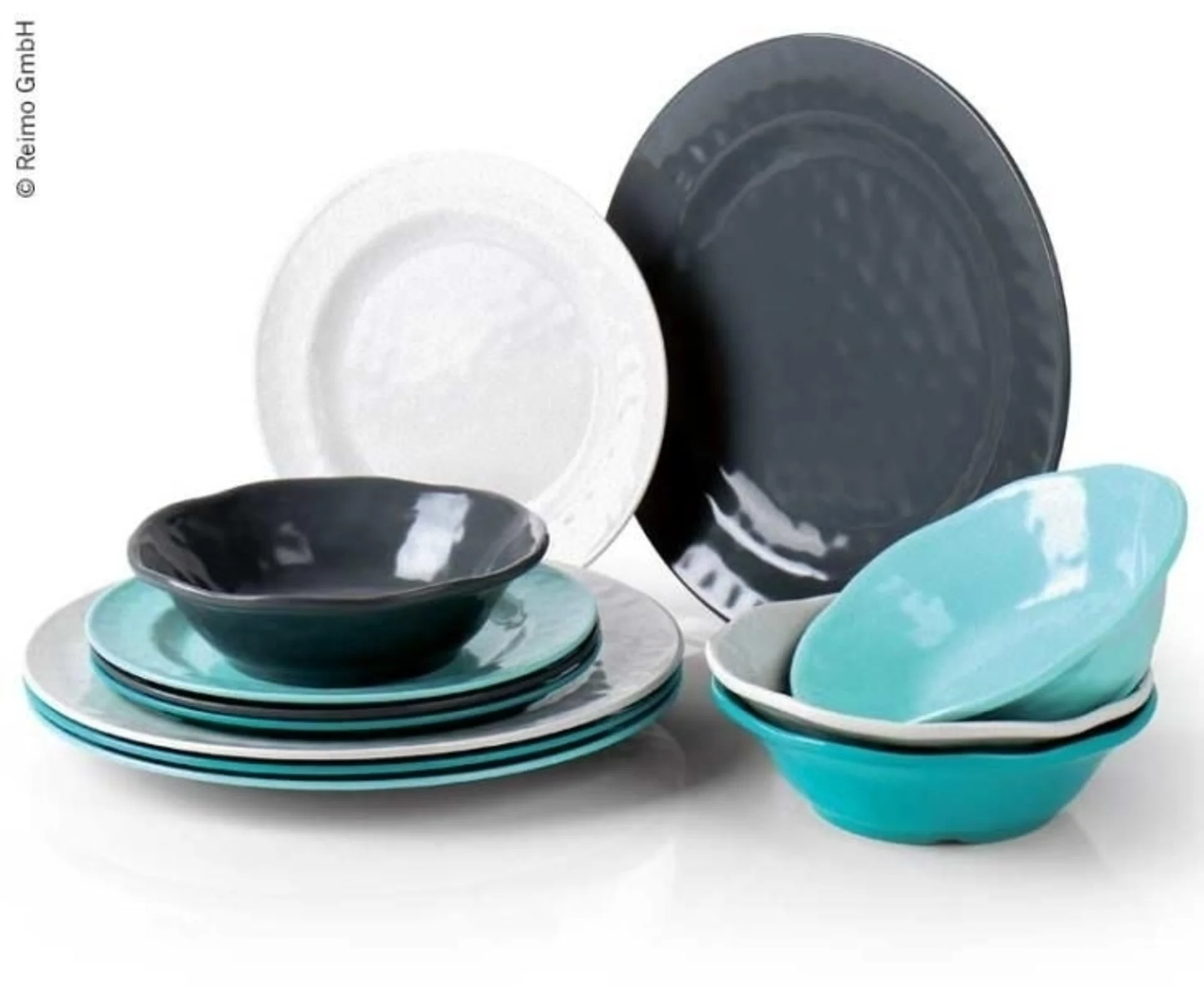 Melamin Geschirr-Set CHALET, 12-tlg, für 4 Pers.