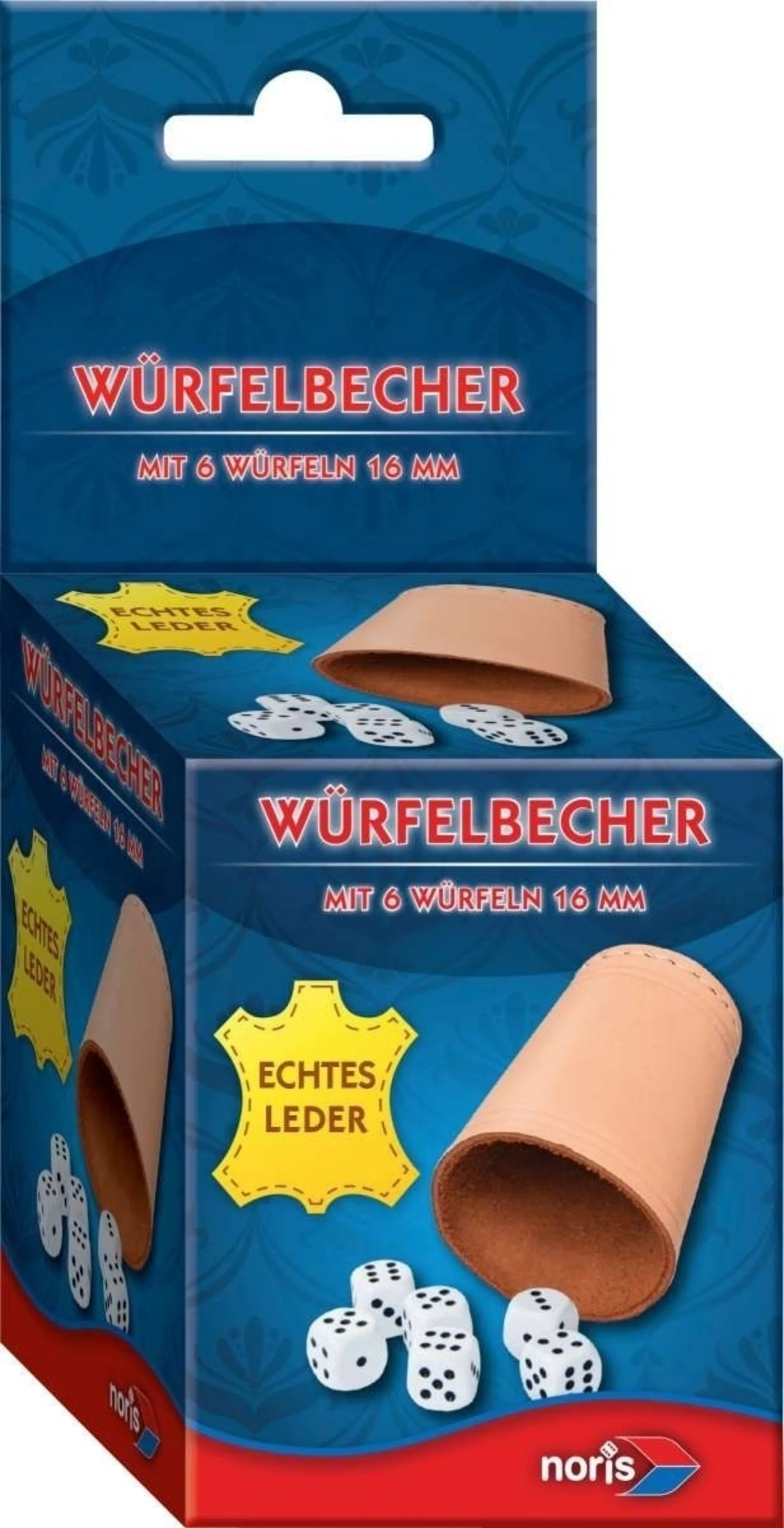 Gobelet à dés en cuir