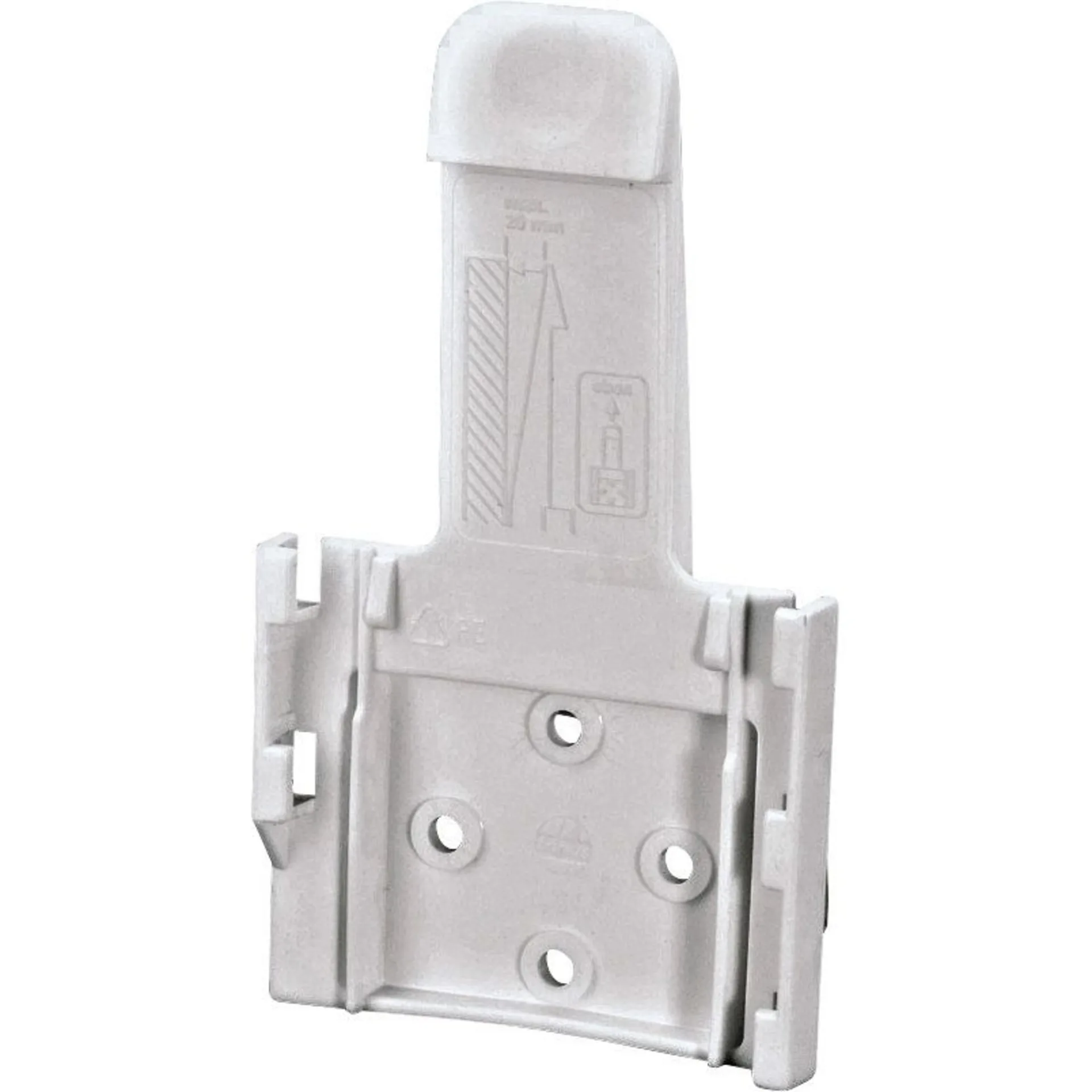 Tripus support pour cale de roue blanc
