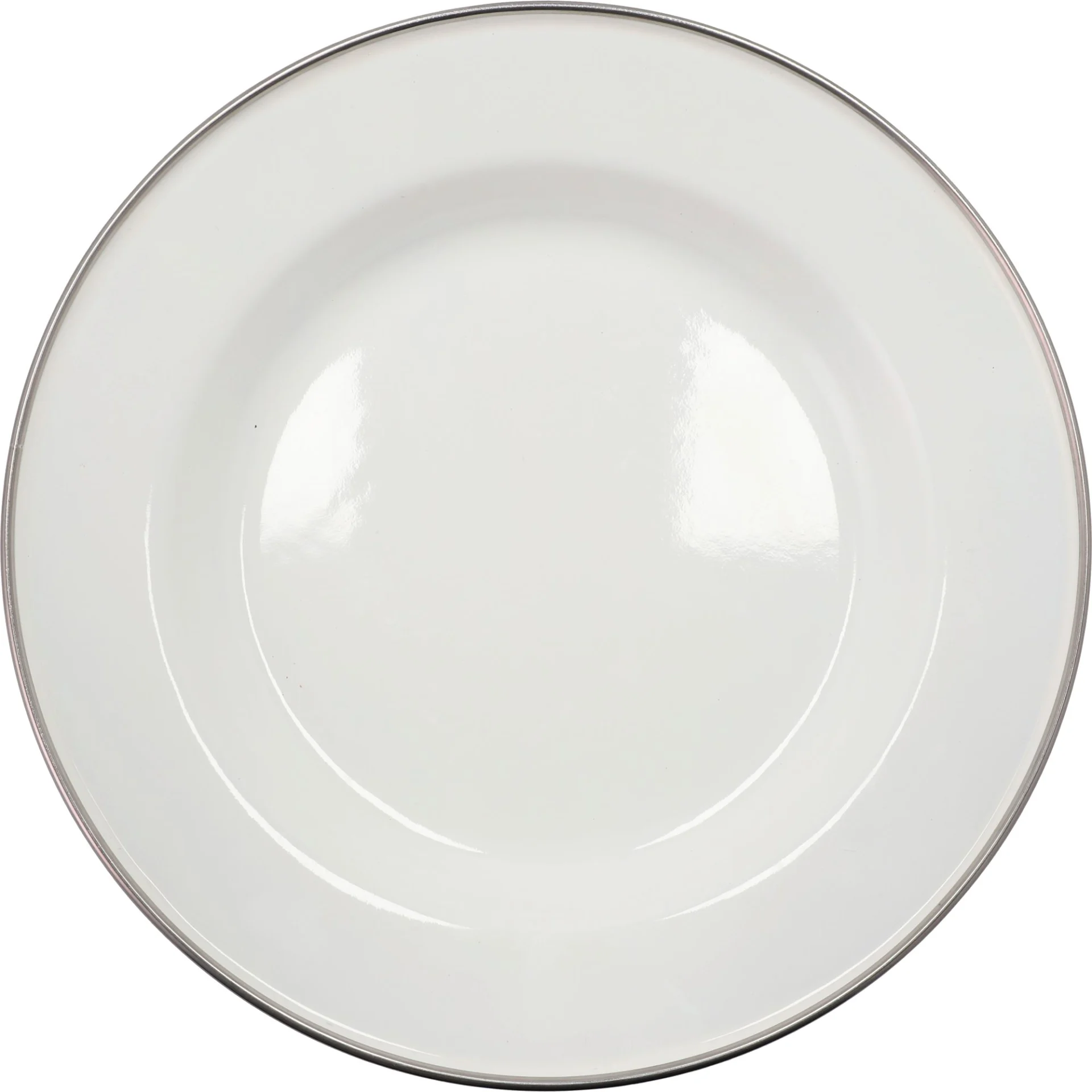 Camplife Emaille Teller Ø 22 cm weiß