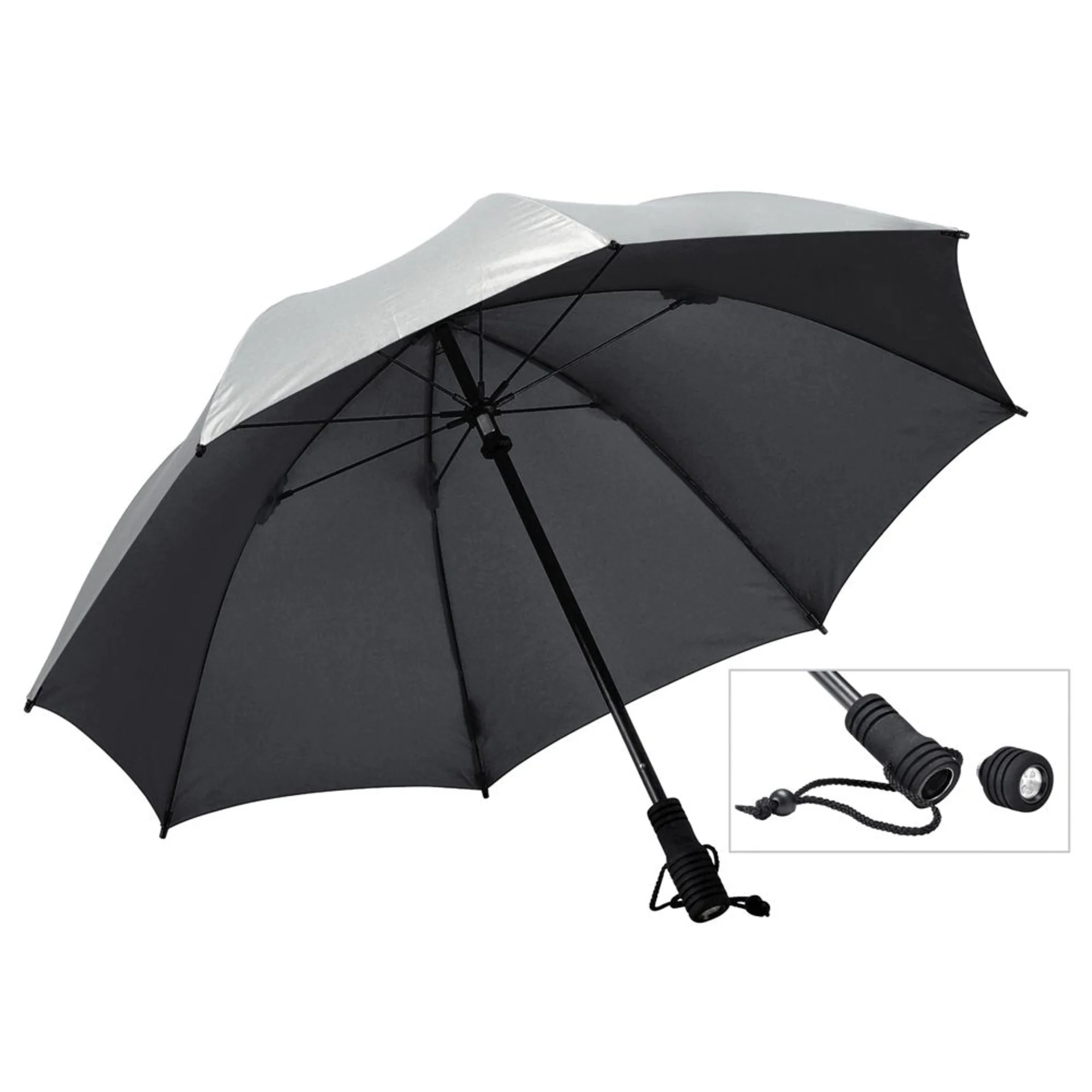 Swing flashlite silber Euroschirm Trekkingschirm