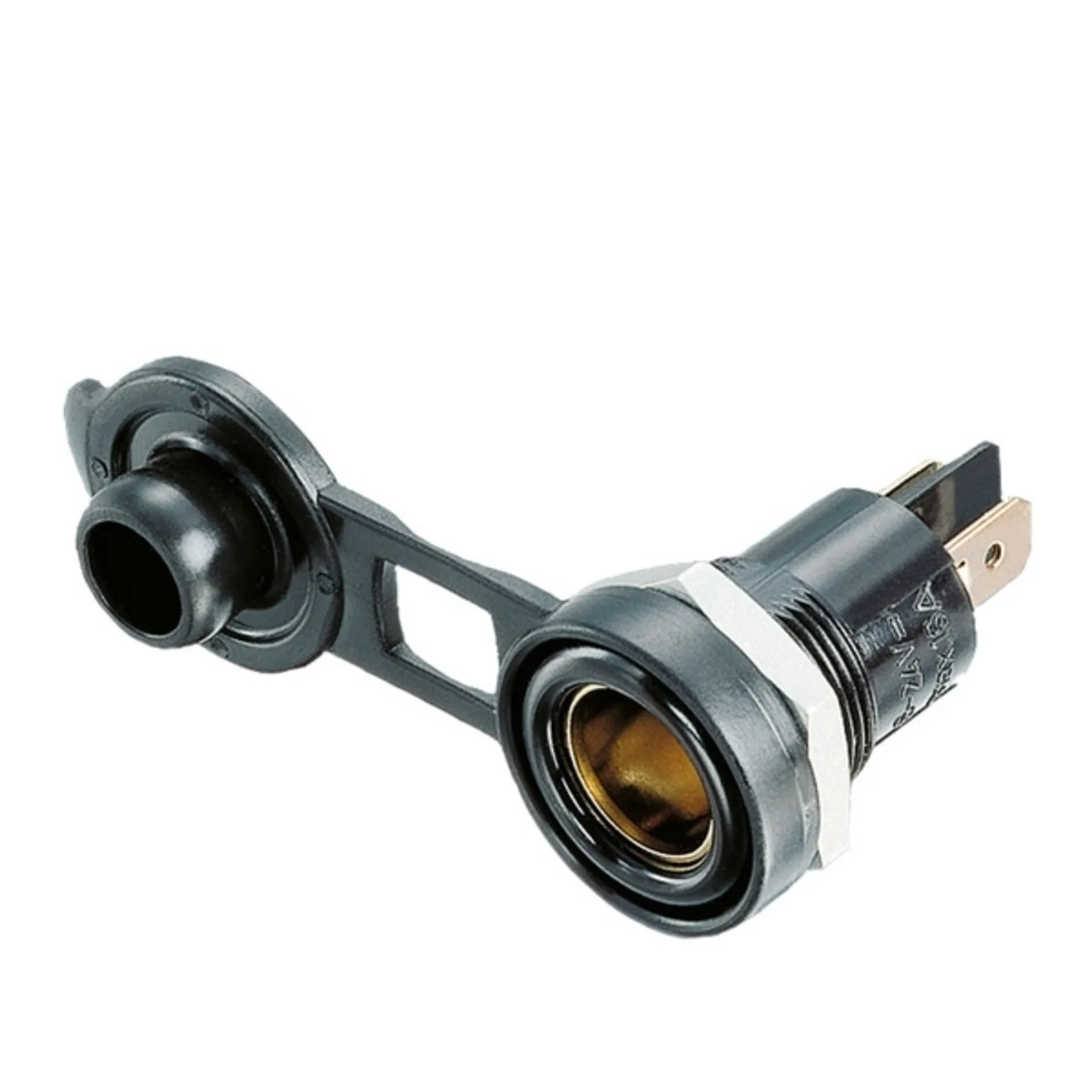 Einbausteckdose 12 V mit Deckel