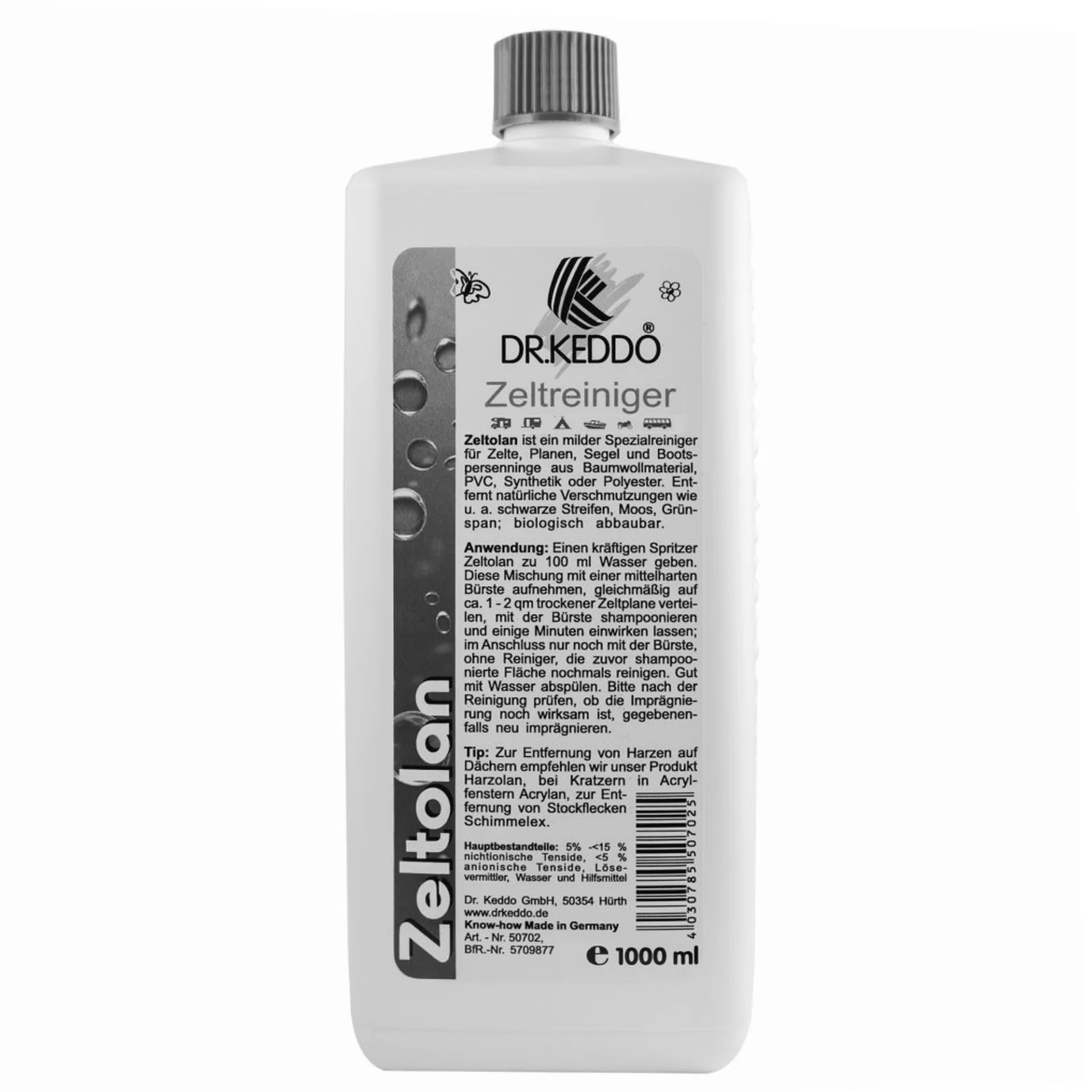 Dr. Keddo Zeltolan Zeltreiniger 1 Liter