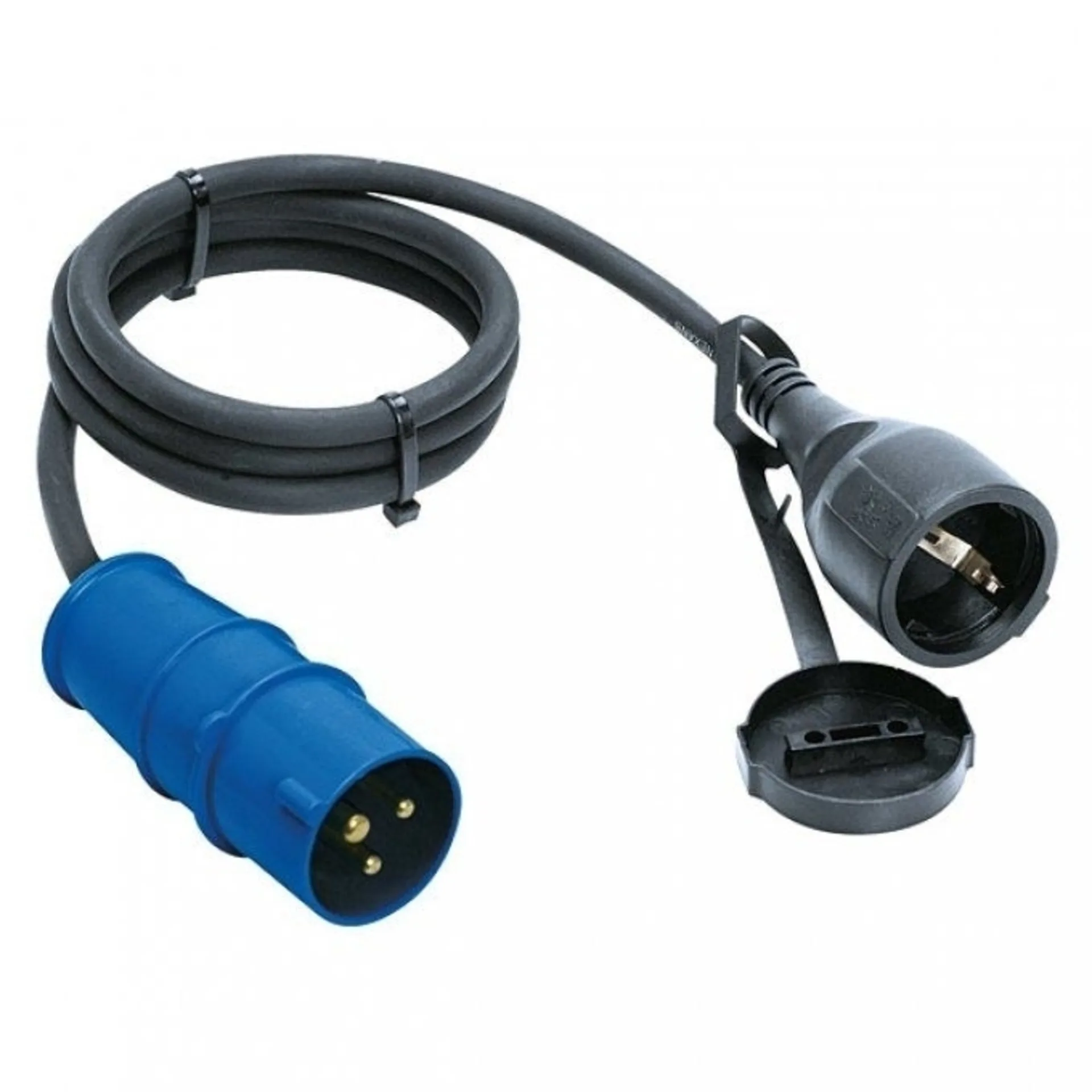 Câble adaptateur Berger prise CEE 3 pôles sur Schu