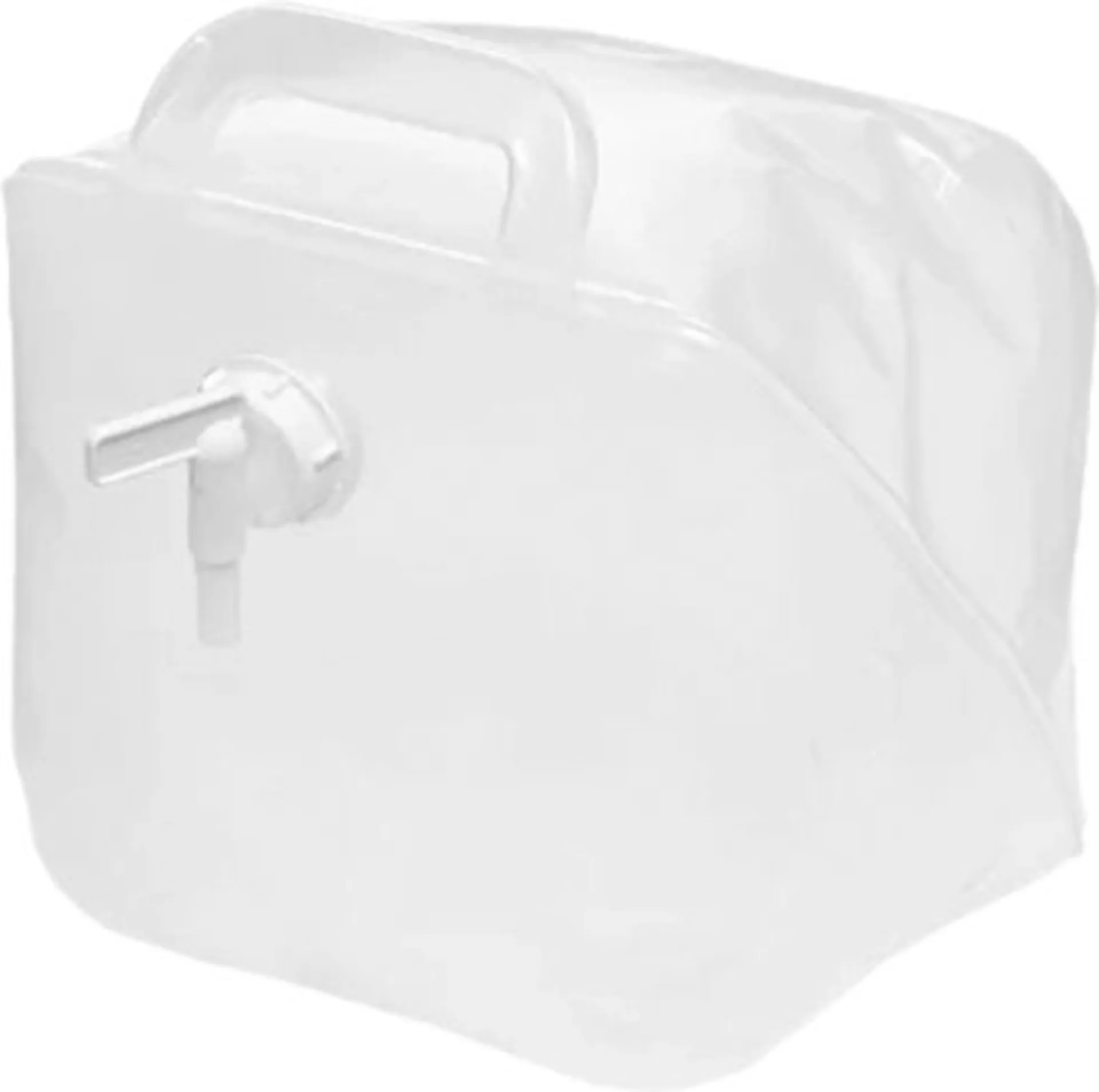Bidon pliable de 20 litres, adapté au contact alimentaire, transparent