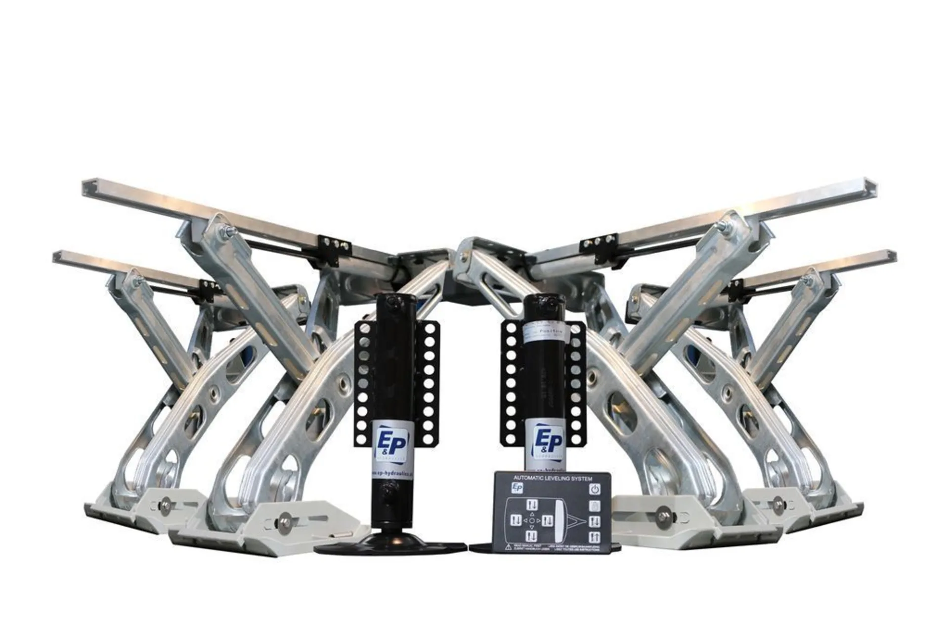 Stützsystem E&P Level C vollautomatisch für Wohnwagen Stützsystem E&P Level C vollautomatisch für Wohnwagen
