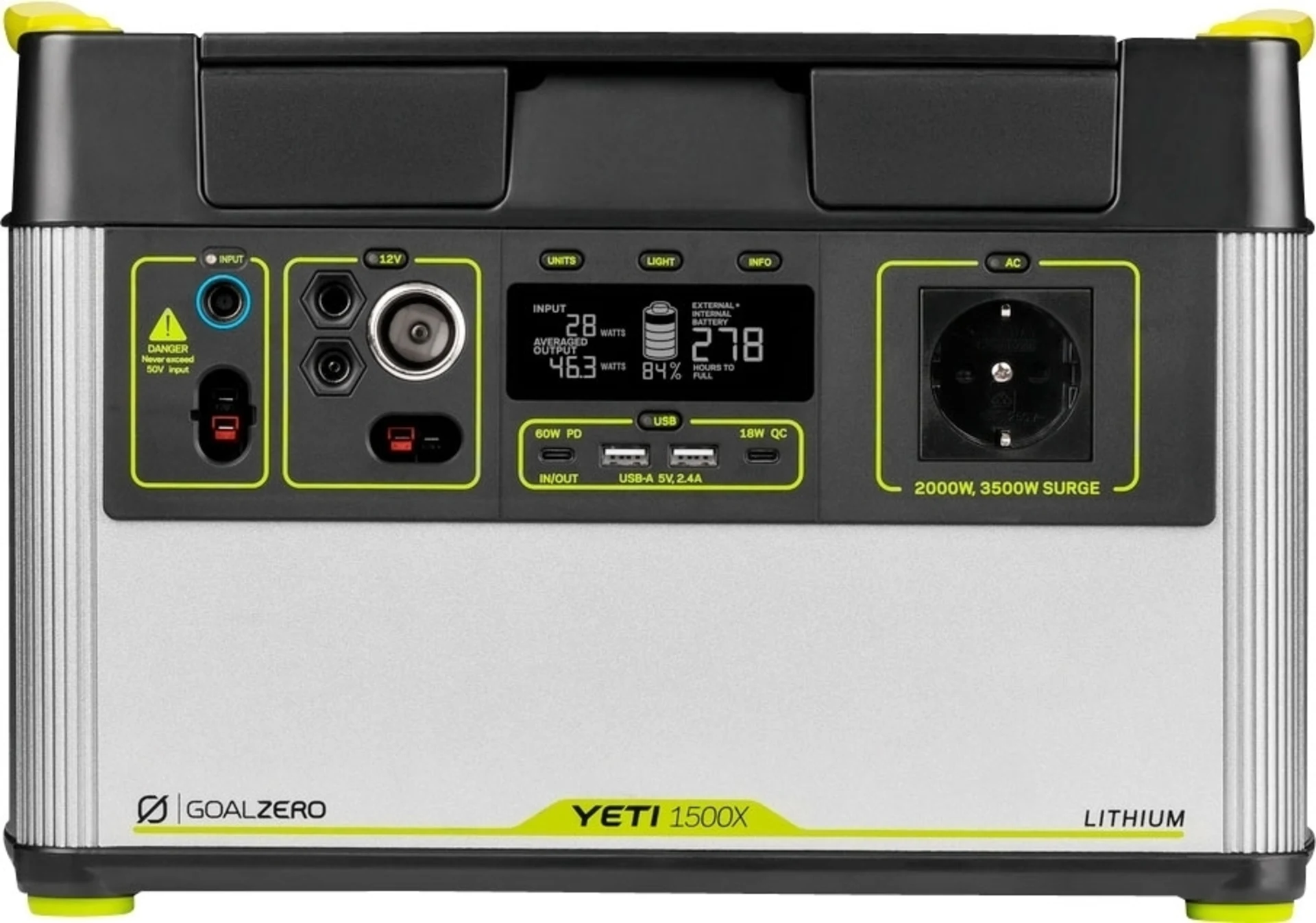 Station d'alimentation Goalzero ASE Yeti 1500 X Li-Ion, 1516 Wh Station d'alimentation Goalzero ASE Yeti 1500 X Li-Ion, 1516 Wh