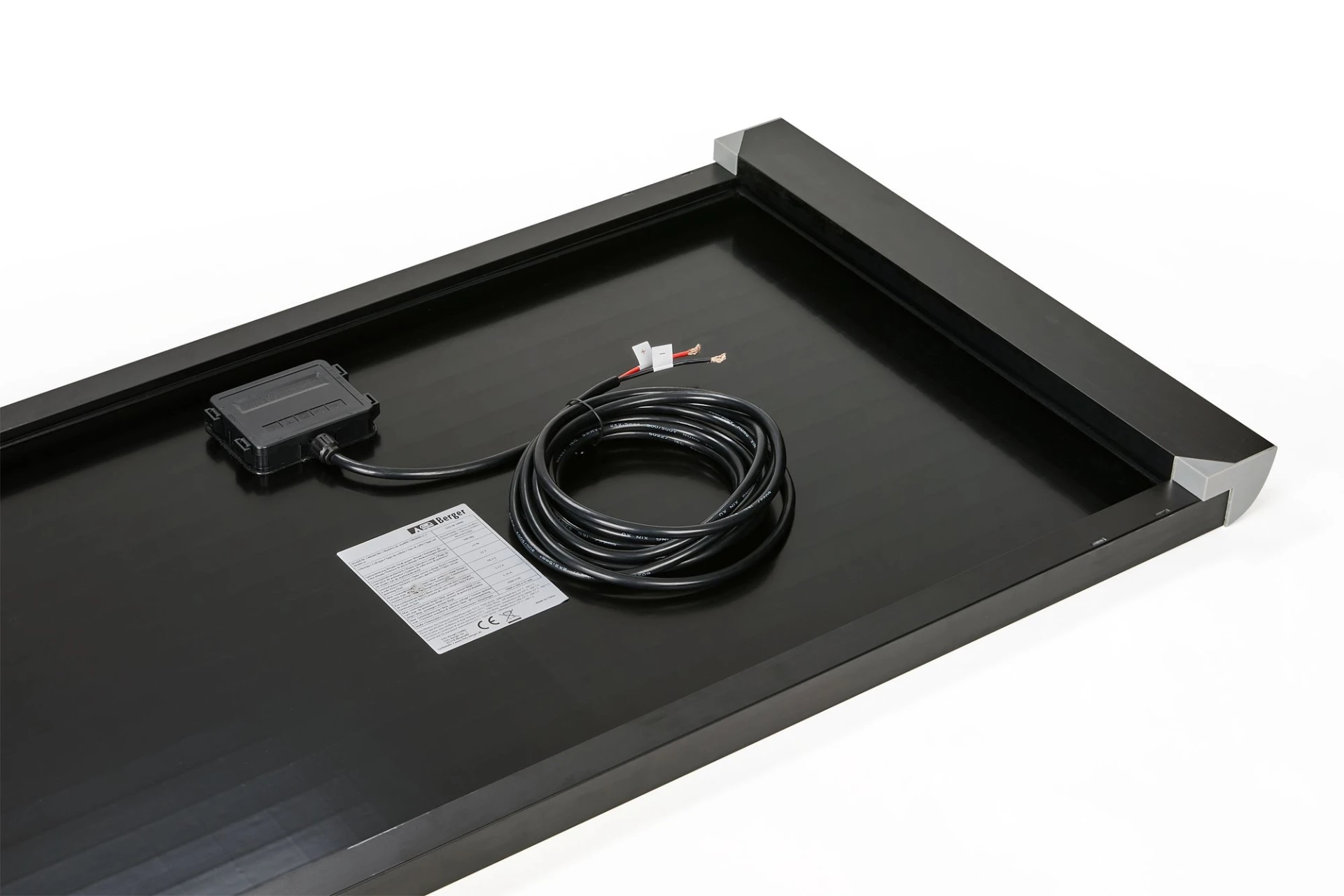 Berger Deluxe Solarpanel für Kastenwägen 18,7 V / 100 W