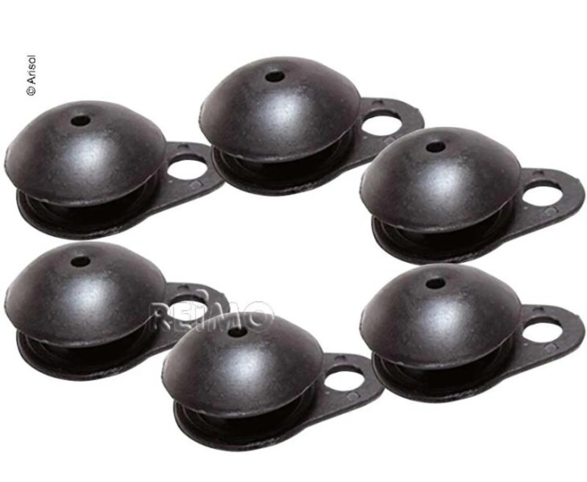 Arisol clips de fixation pour tapis de tente, 6 pièces Arisol clips de fixation pour tapis de tente, 6 pièces