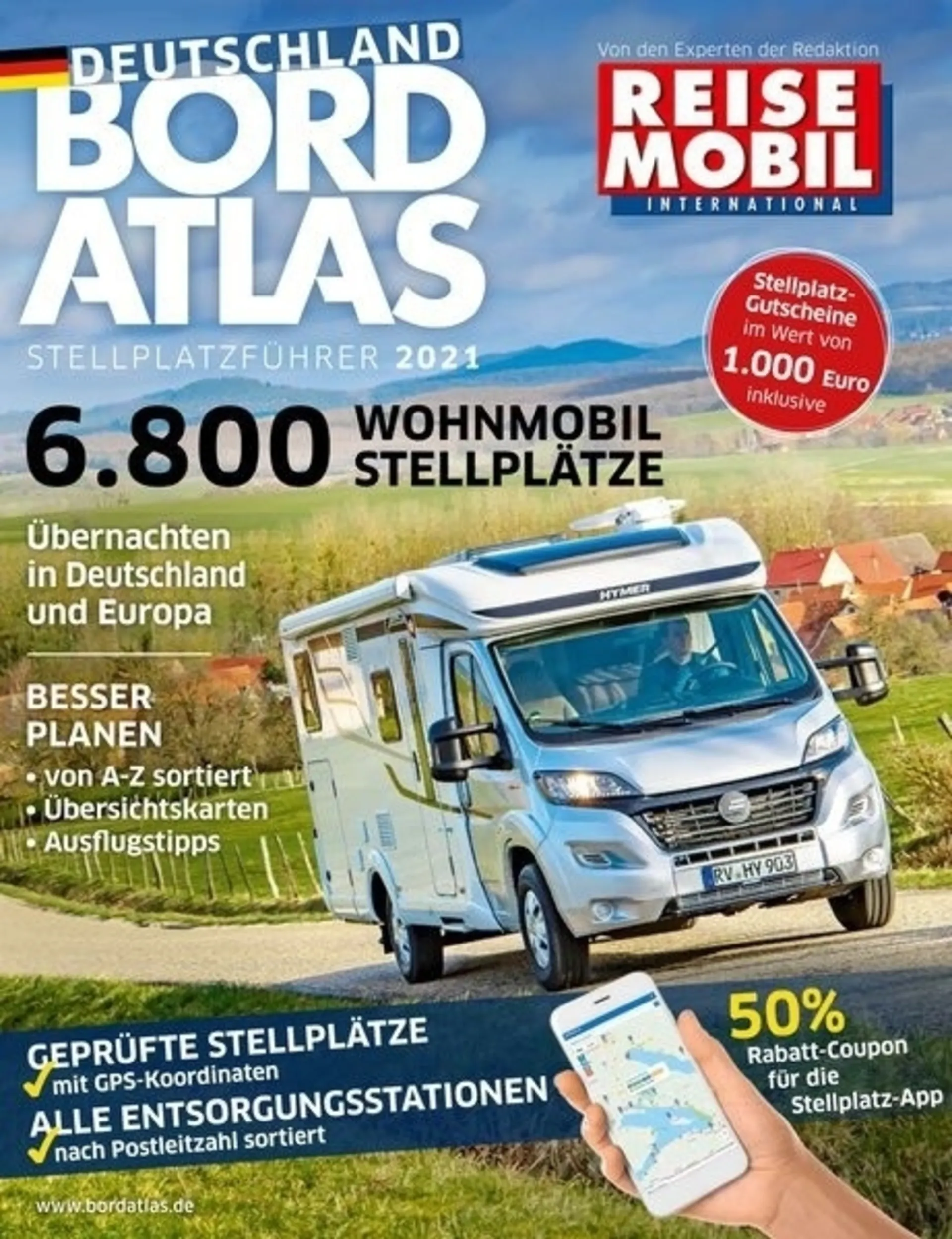 Bordatlas Stellplatzführer 2021
