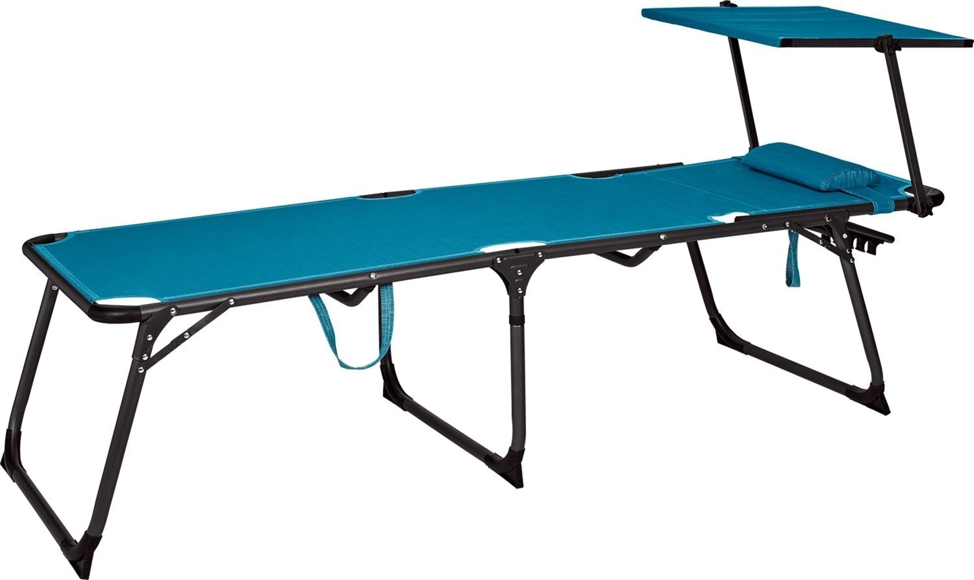 Berger Slimline Dreibein Sonnenliege Hellblau