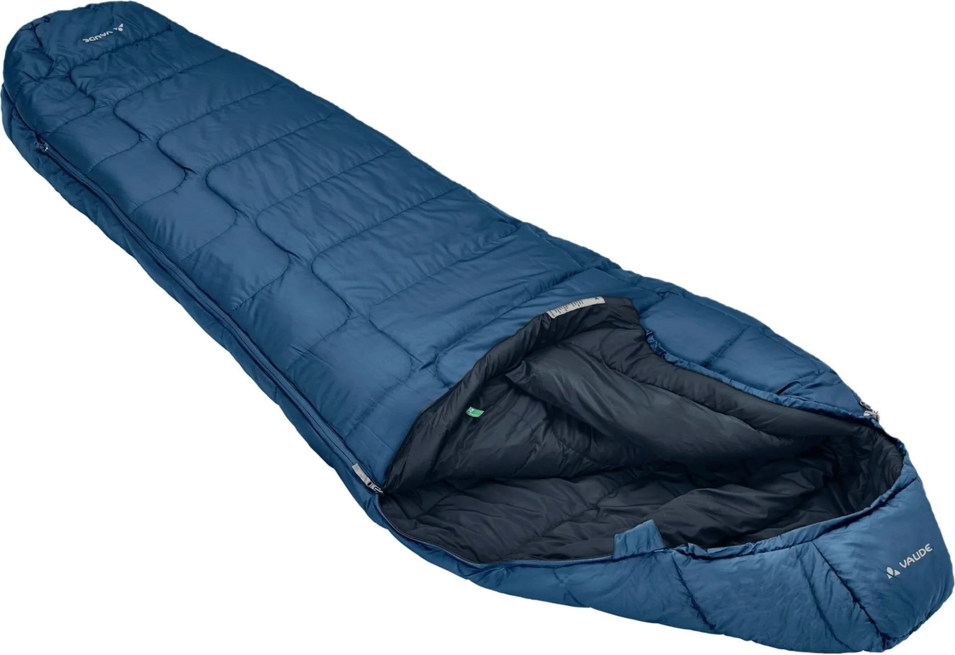 Sac de couchage en fibres synthétiques Vaude Sioux 400 XL SYN, 235 x 85 cm, Baltic Sea