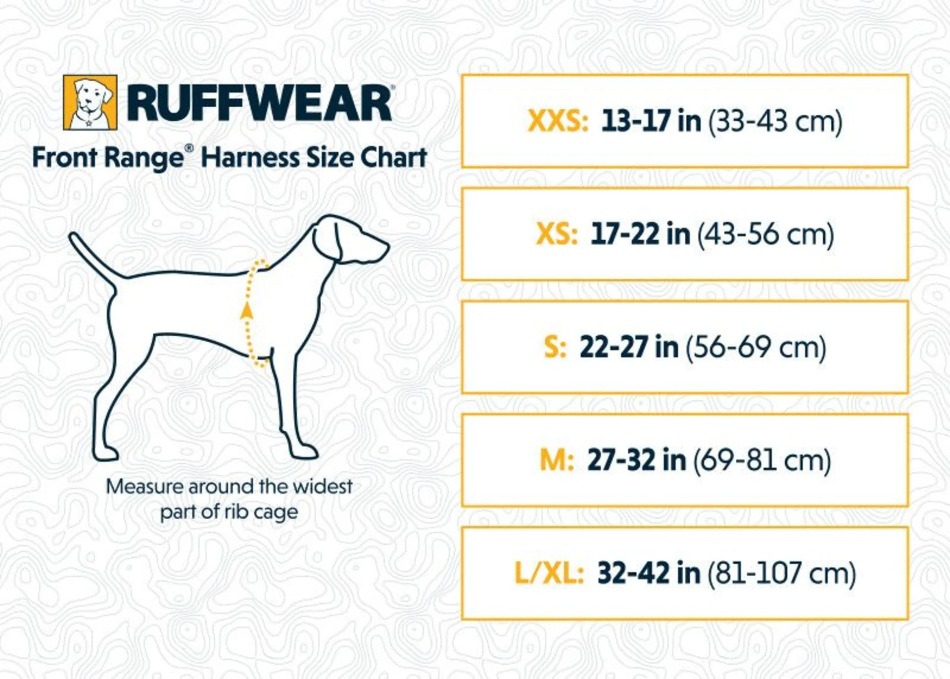 Ruffwear Front Range harnais rembourré pour chien Twilight Grey S