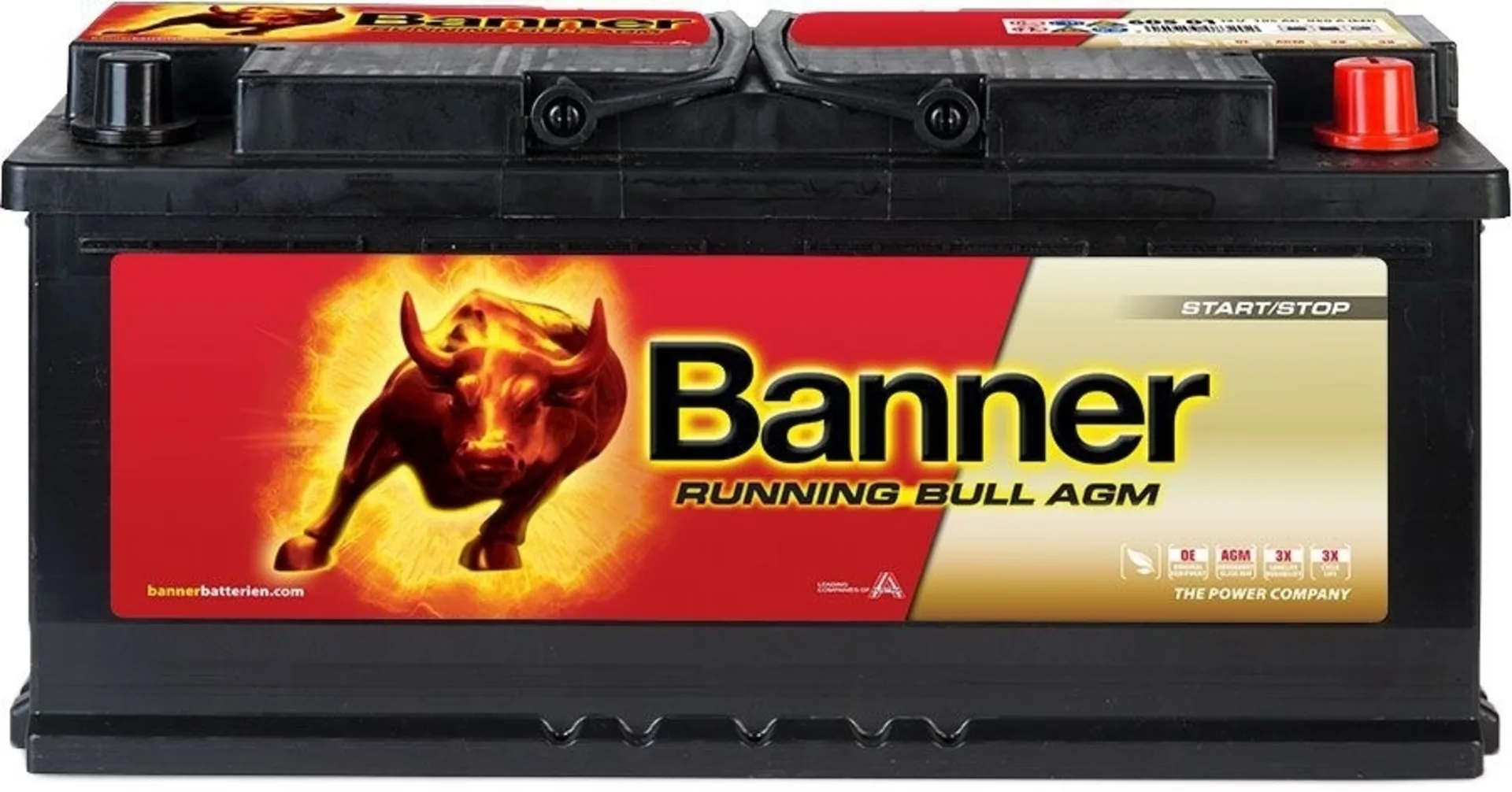 Banner Running Bull AGM 60501 Fahrzeugbatterie 12 V / 105 Ah