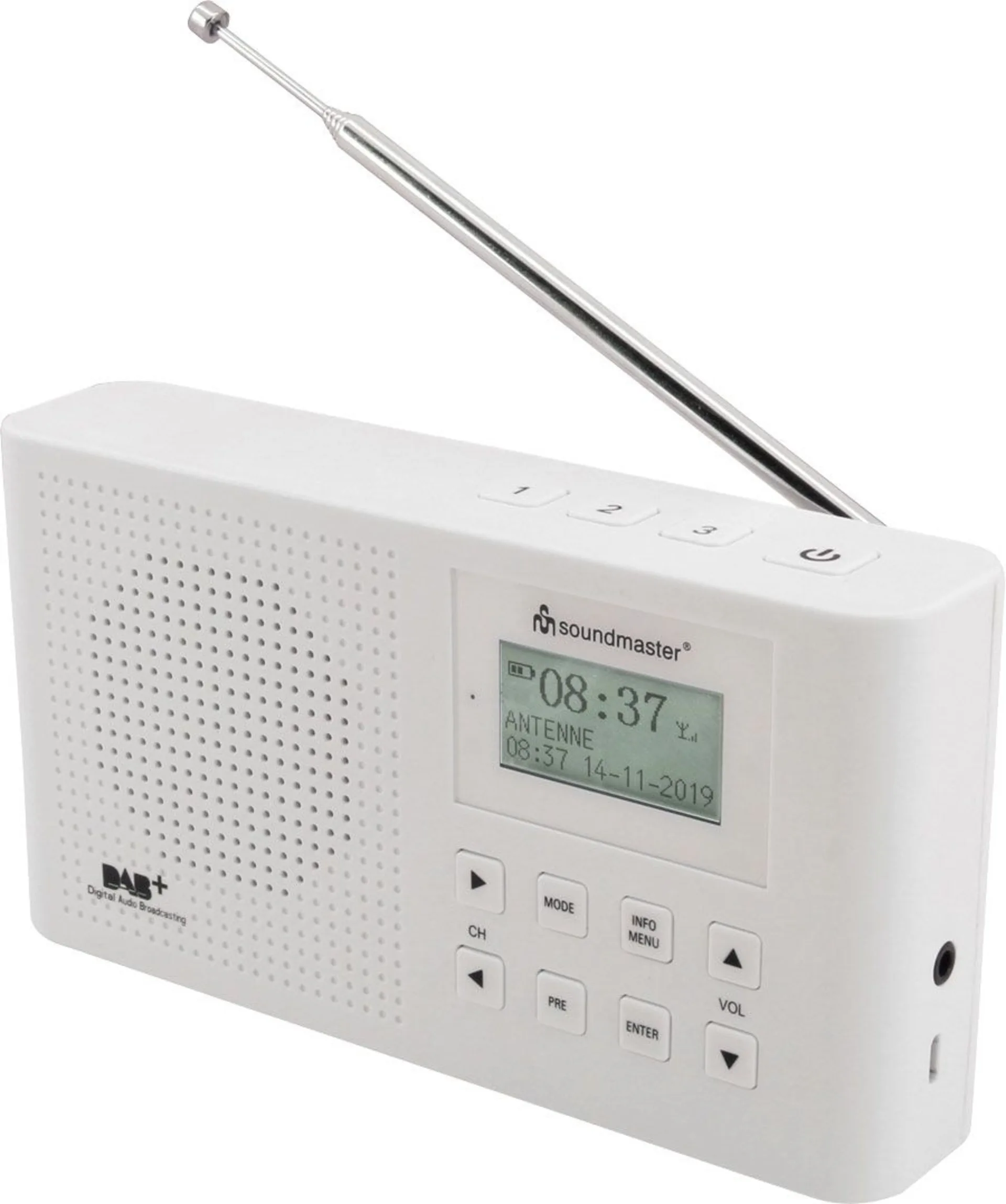 Soundmaster DAB160 DAB+ / UKW Digitalradio weiß