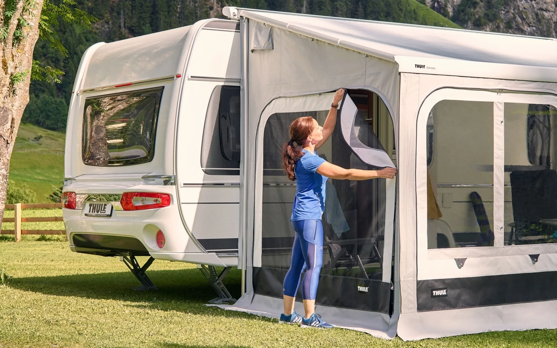 Moustiquaire Thule paroi avant pour auvent de store