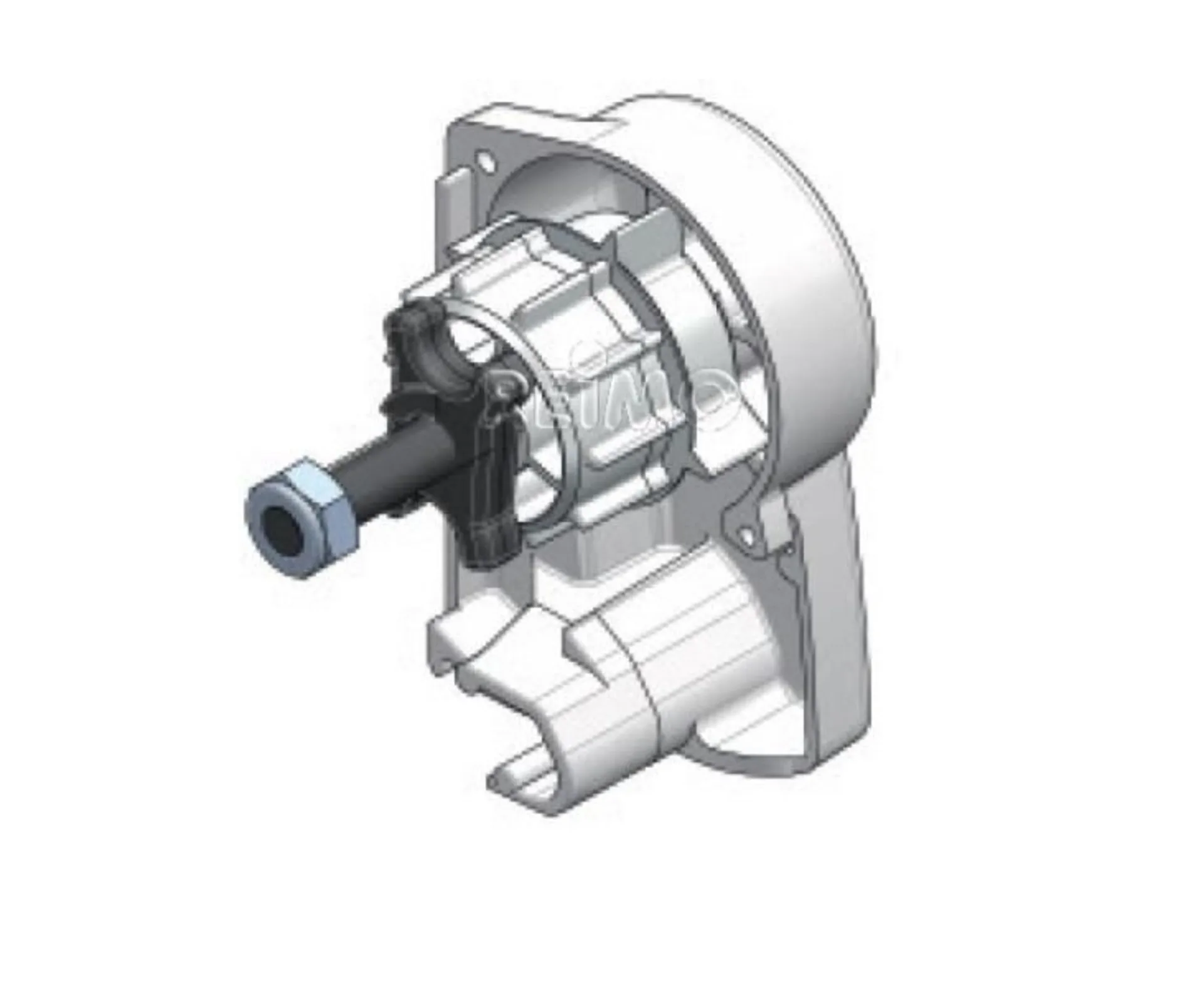 Embout droit argent PW1500/P500