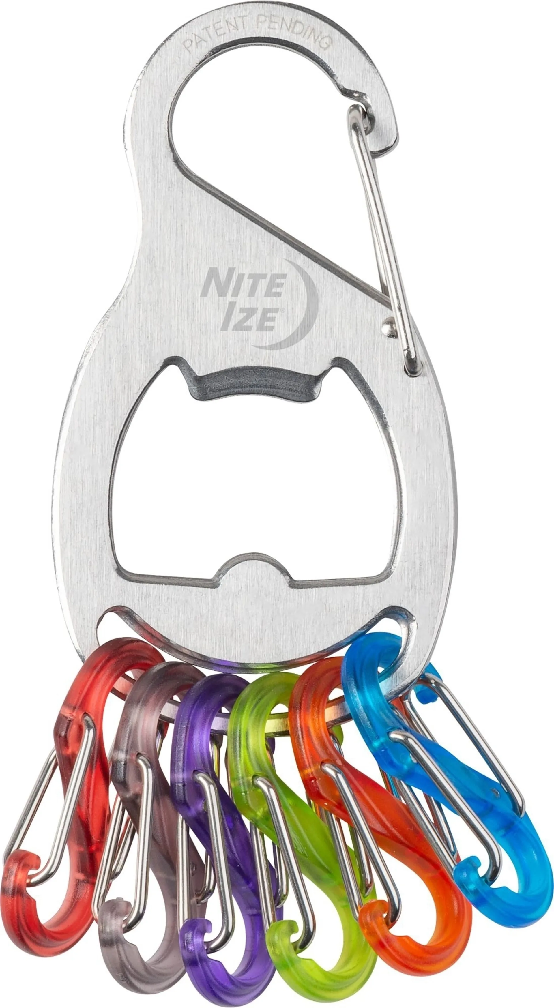 Nite Ize KeyRack + S-Biner en acier inoxydable