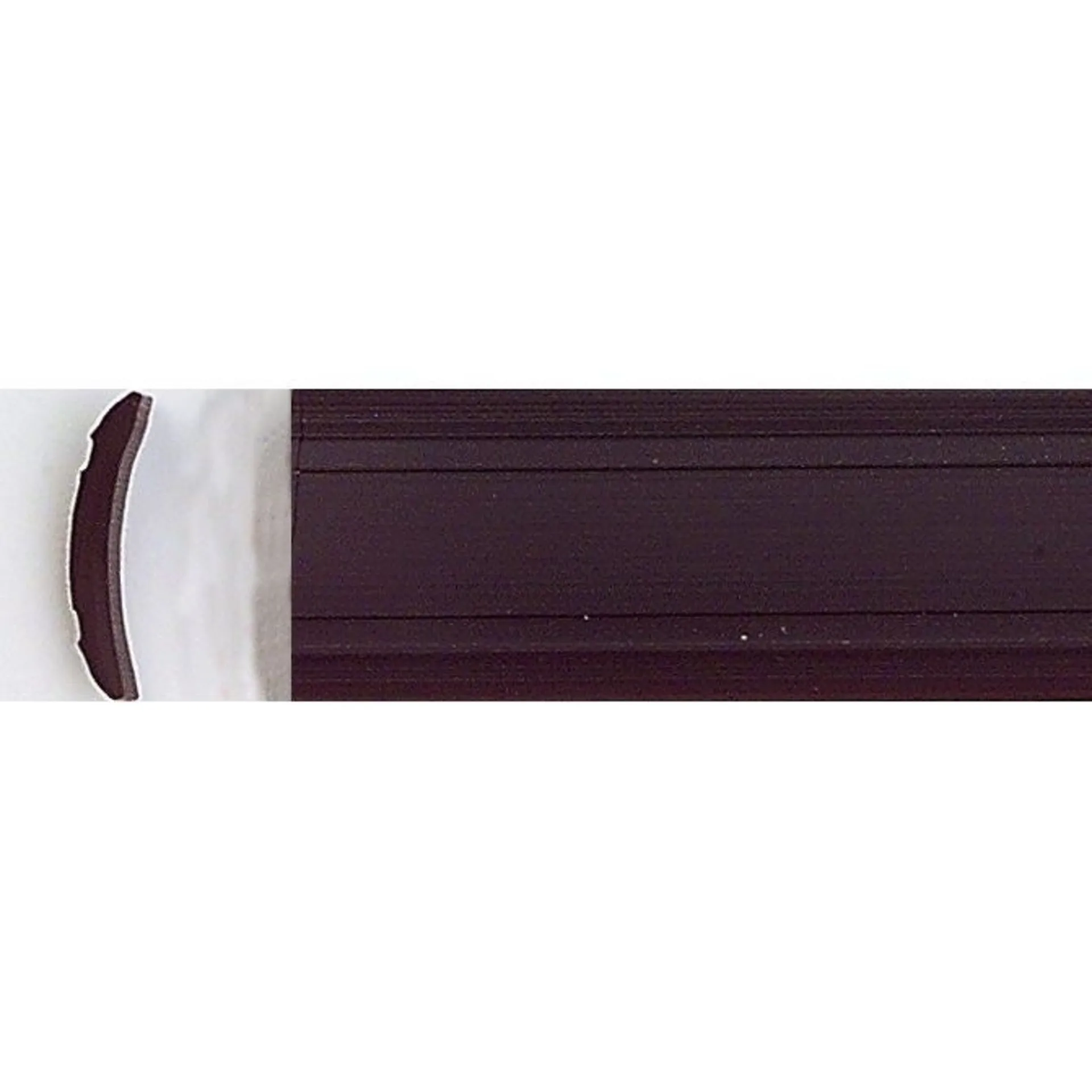 Leistenfüller uni 12 mm schwarz-braun, Hobby/Bürstner
