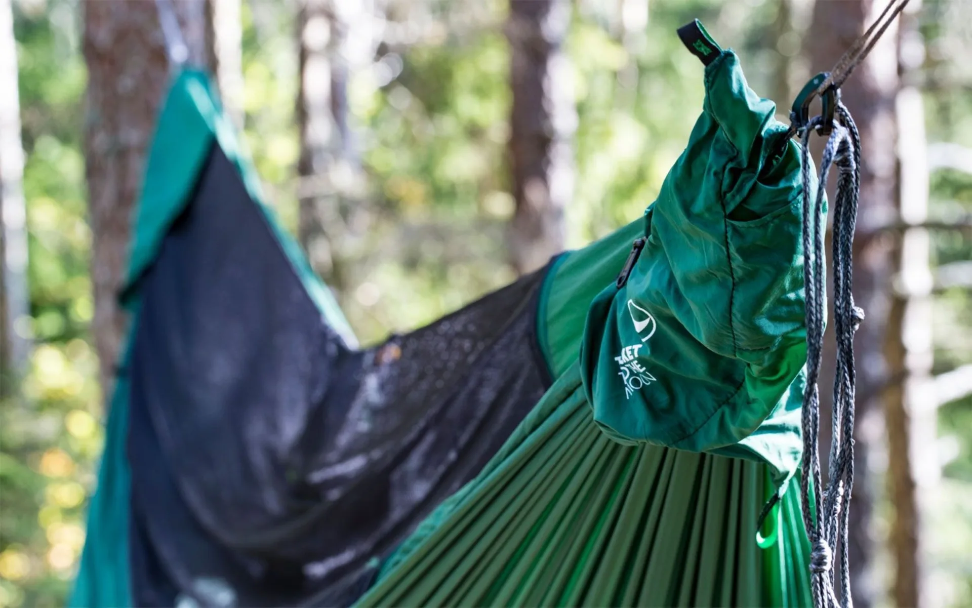 Ticket to the Moon Pro hamac 325 x 140 cm vert forêt