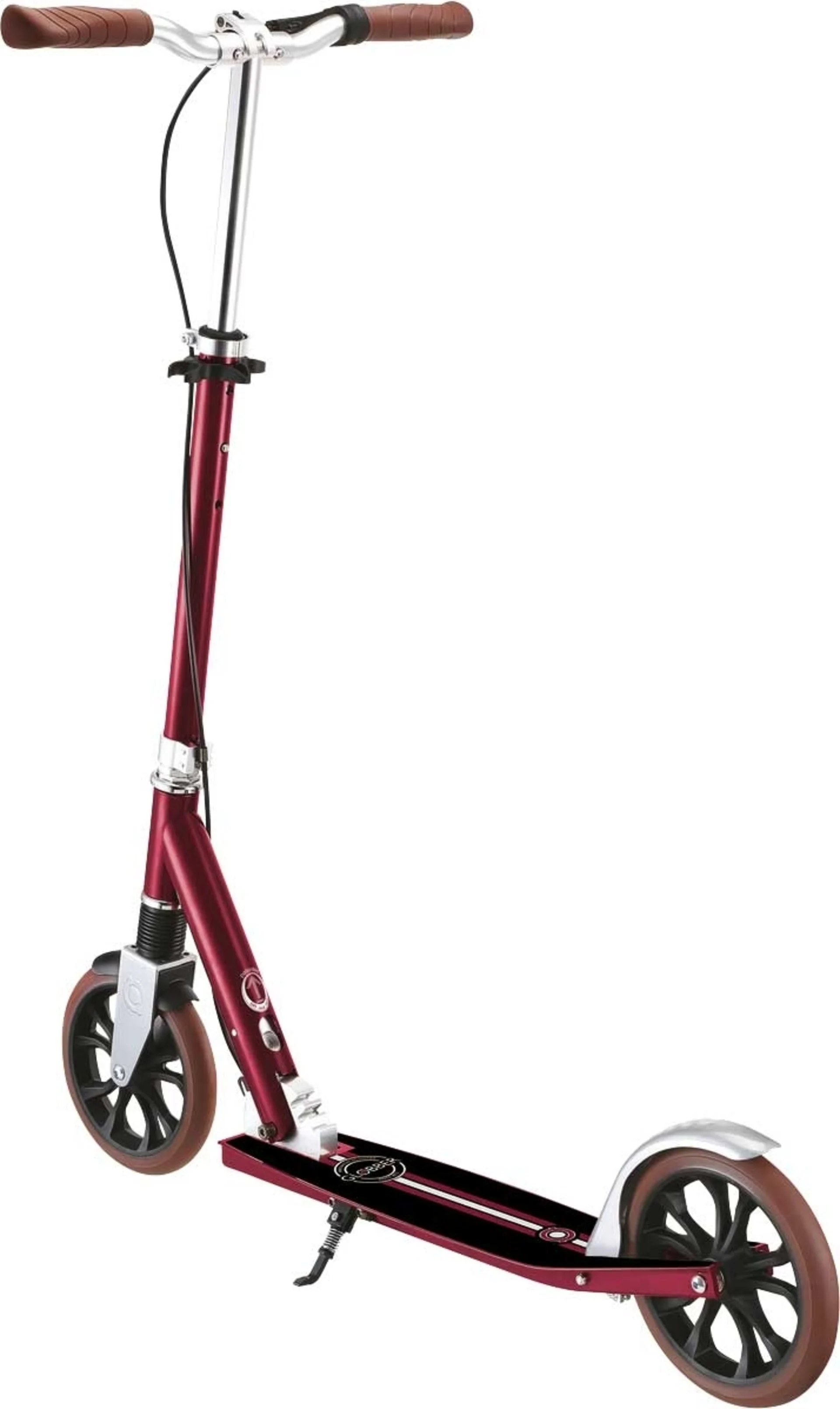 Globber NL-205 Deluxe klappbarer Scooter Dunkelrot