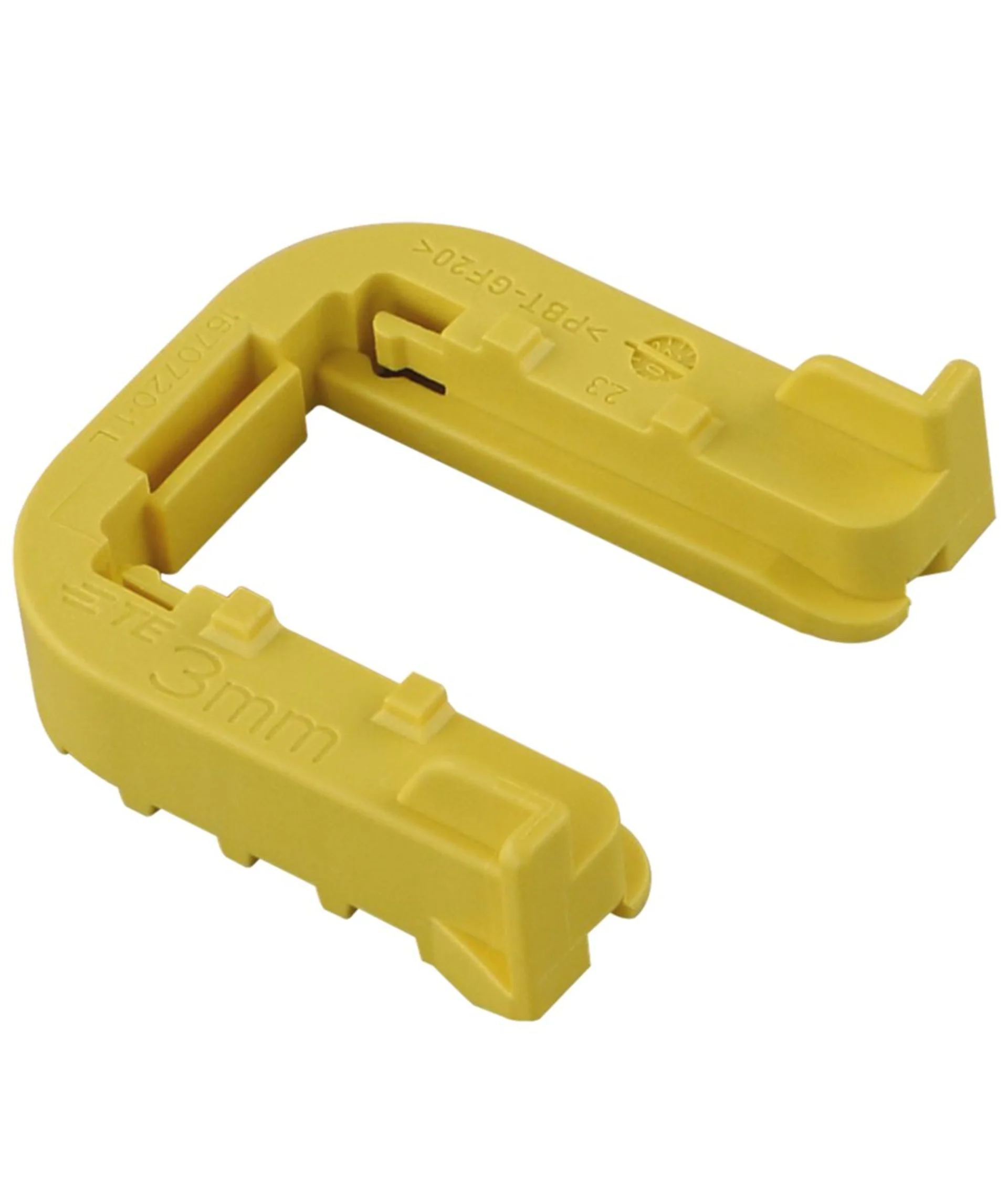 Befestigungsschieber HDSCS Typ C gelb 3.0 mm passt zu 1703648/1 etc.