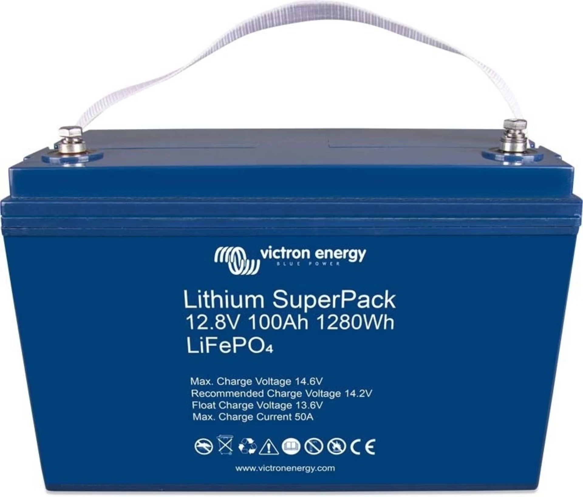 Victron Lithium SuperPack 12,8V/100Ah (M8) Hochstrom-Batterie