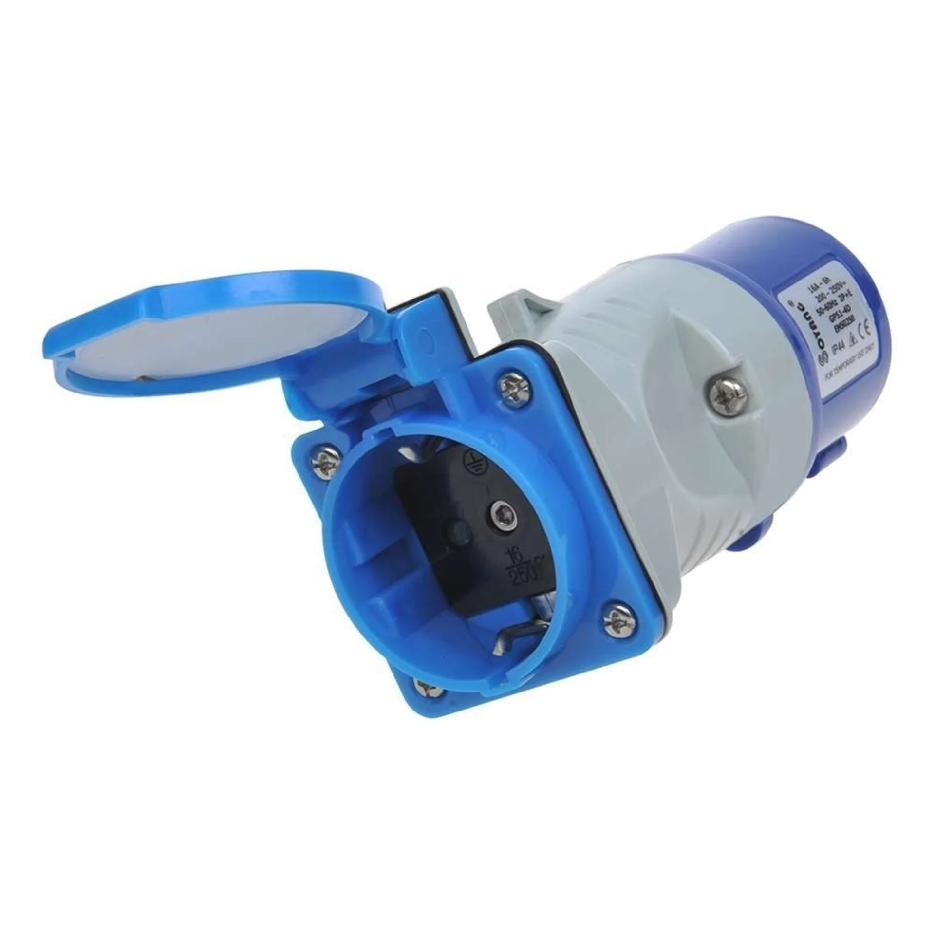 PAT Adapter Kupplung von CEE nach Schuko Steckdose