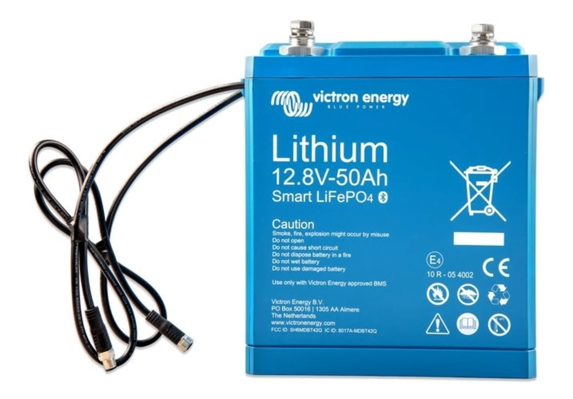 Victron - LiFePO4 Lithium-Batterie 12 V 50 Ah 199 x 188 x 147 mm, benötigt ext. BMS Victron - LiFePO4 Lithium-Batterie 12 V 50 Ah 199 x 188 x 147 mm, benötigt ext. BMS