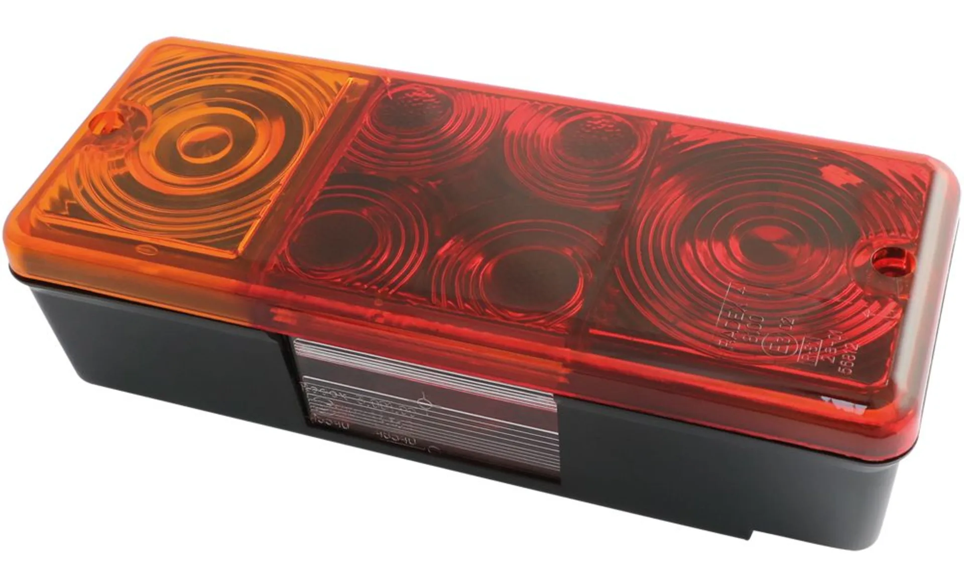 RADEX - Blink-Brems-Schlussleuchte 8’100 210 x 83 mm, links mit KZL, mit Gummitülle