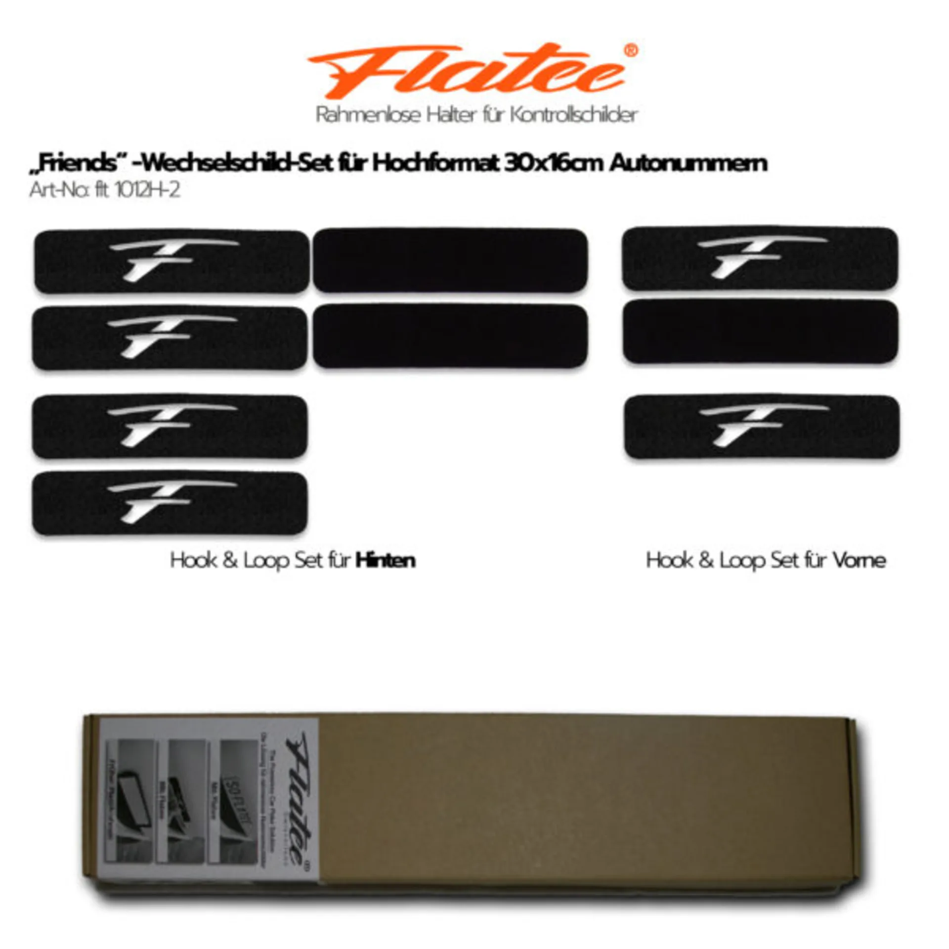 Flatee FRIENDS-Wechselschild-Set | Hochformat