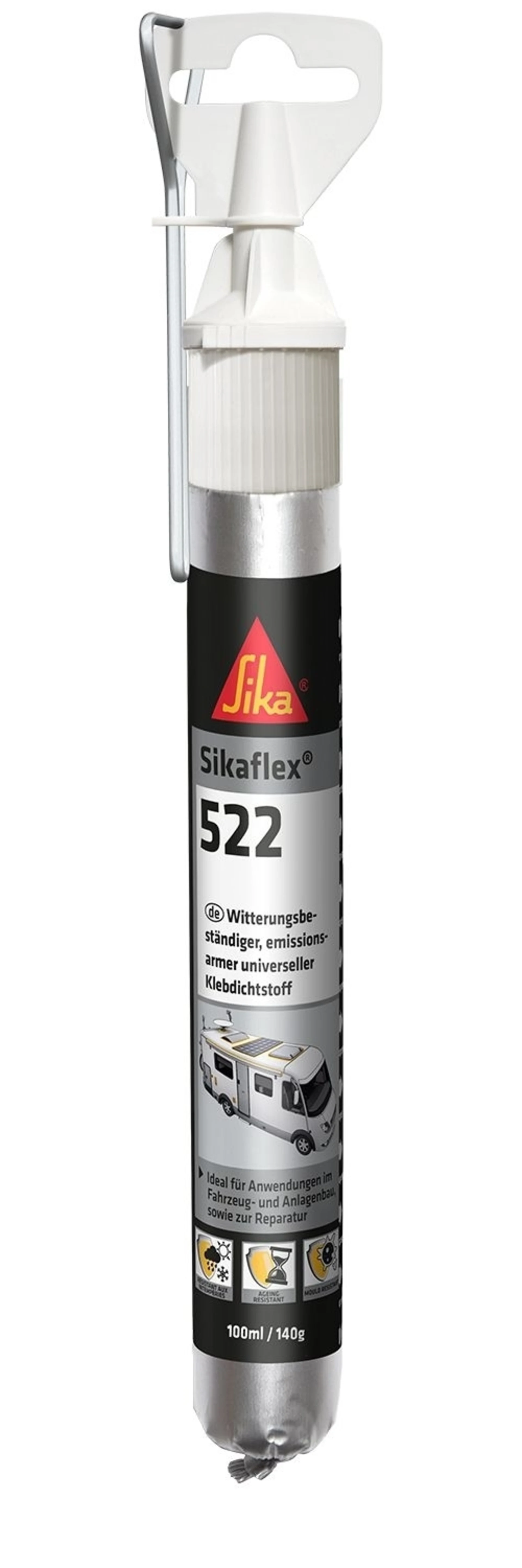 Sikaflex 522 Klebdichtstoff 100 ml Weiß