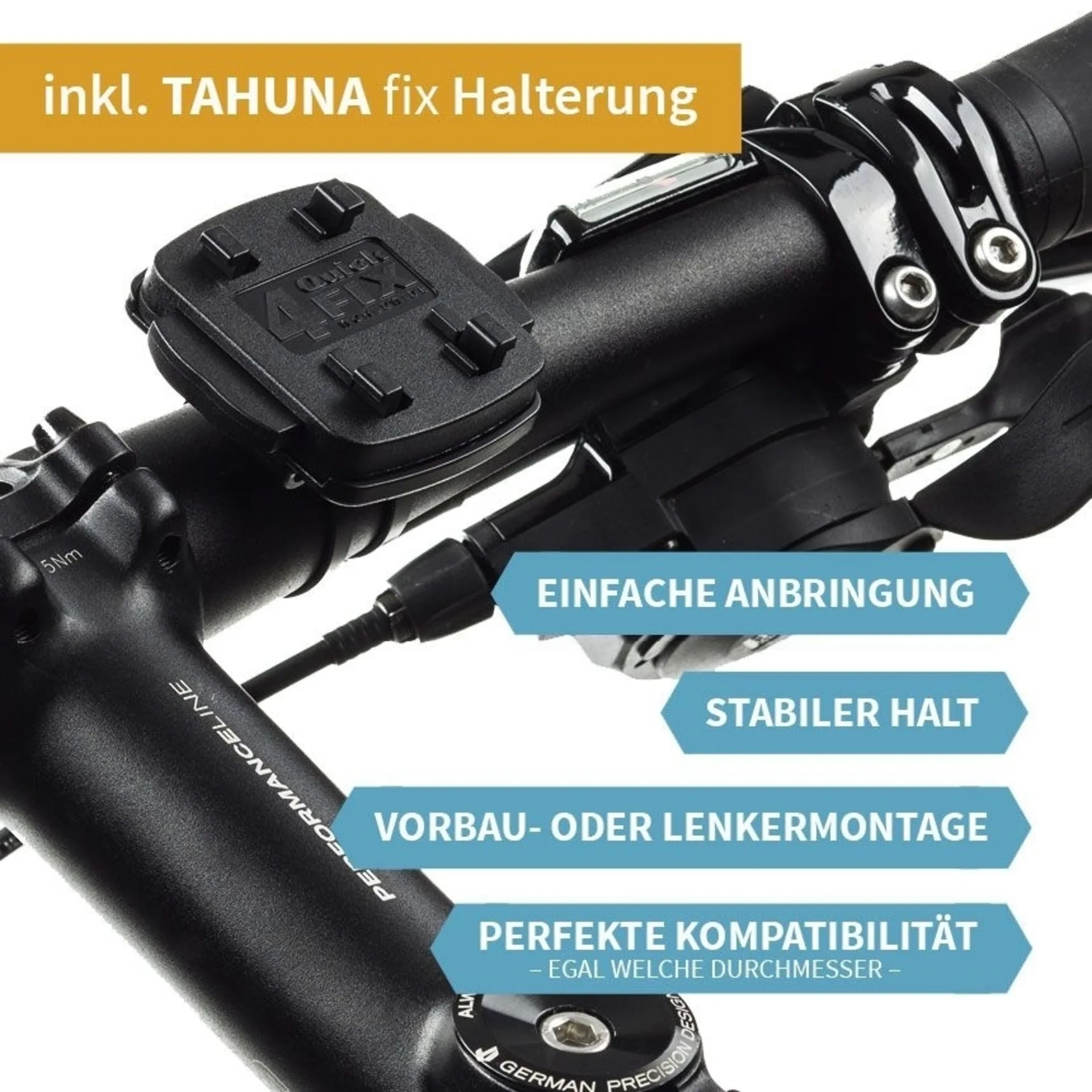 Tahuna Teasi One 4 appareil de navigation extérieur avec capteur de fréquence cardiaque inclus