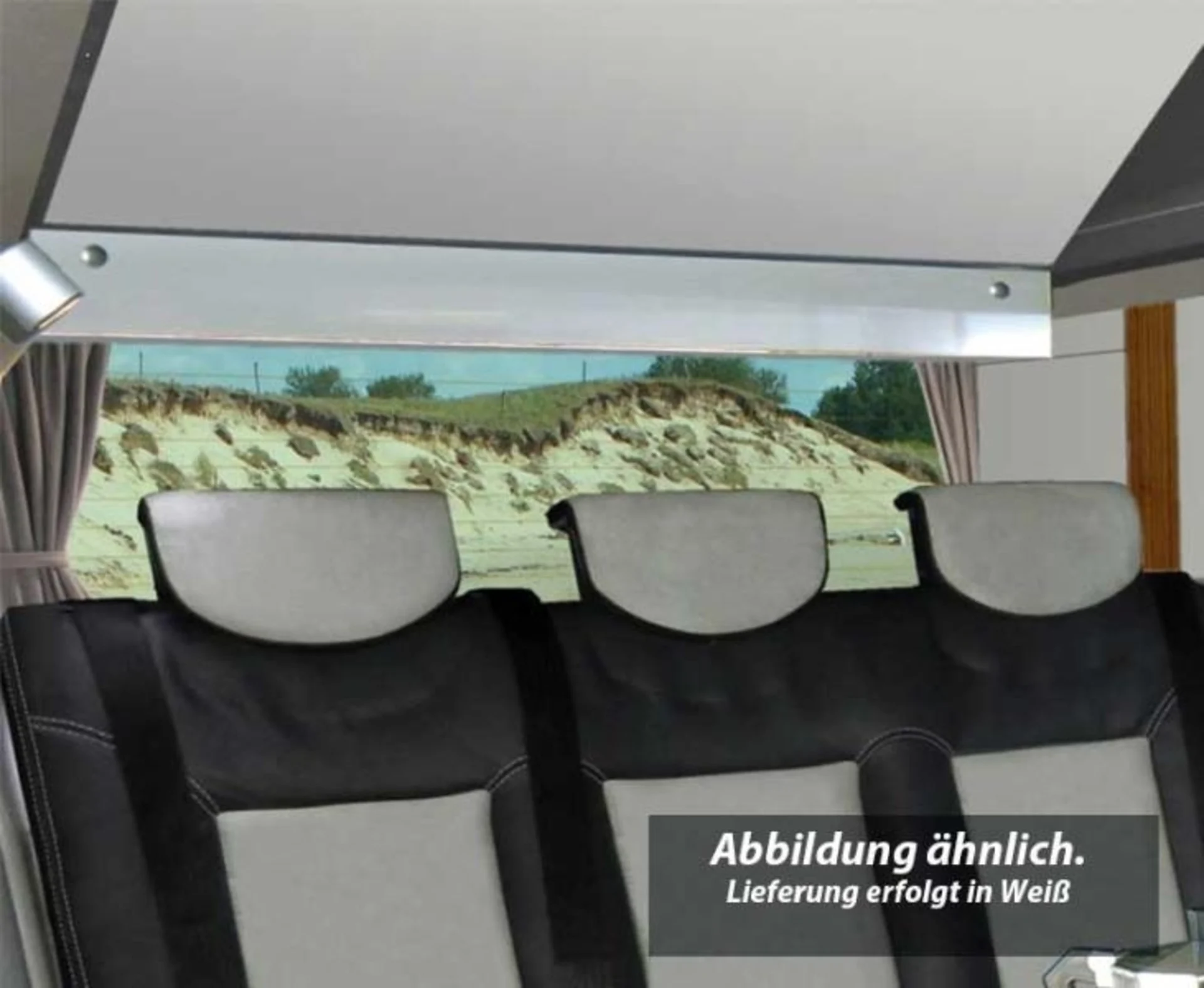 Armoire suspendue de toit pour aménagement Ford Transit Custom en blanc brillant Armoire suspendue de toit pour aménagement Ford Transit Custom en blanc brillant