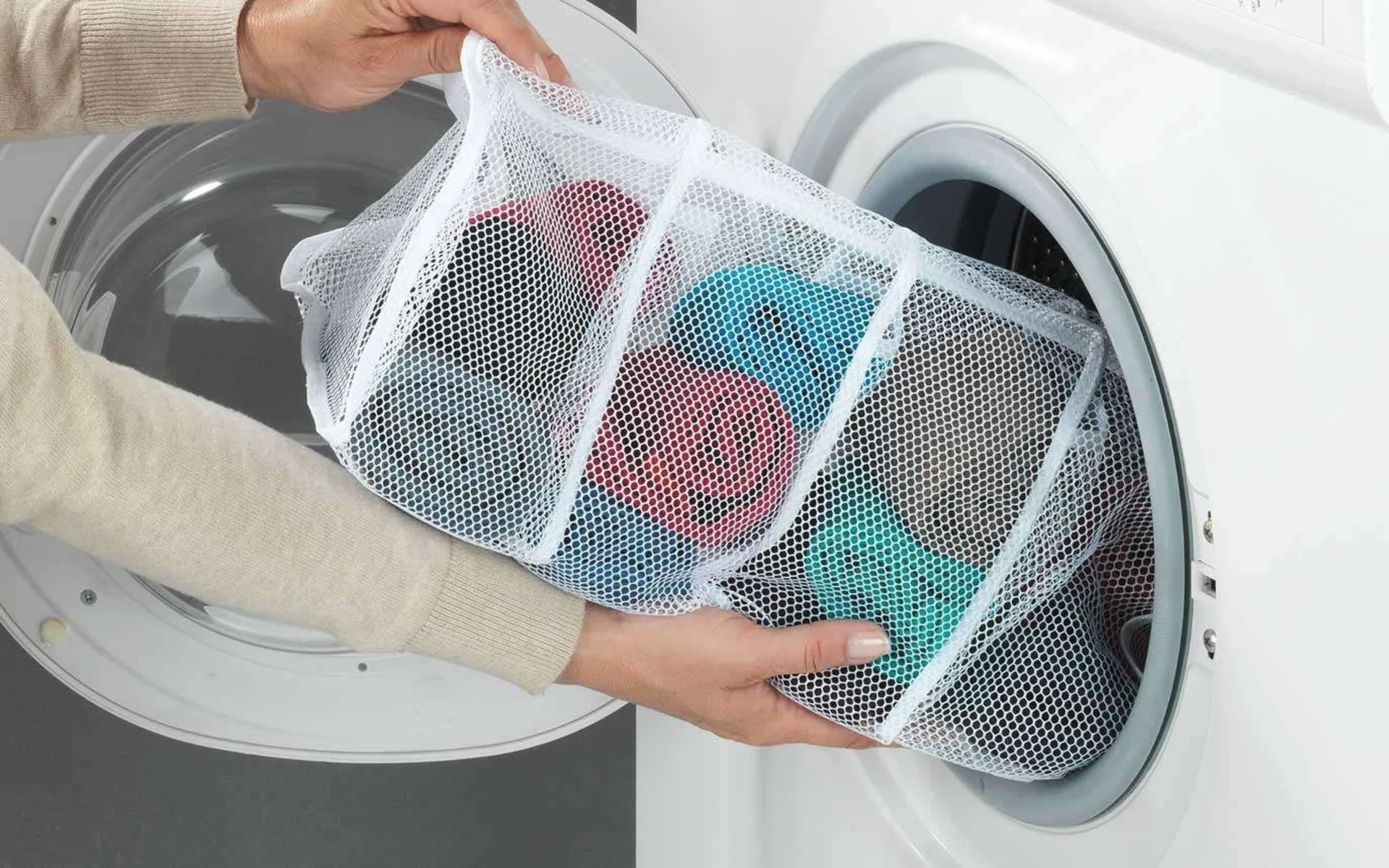 Berger Mesh Wäschebeutel 4 Fächer