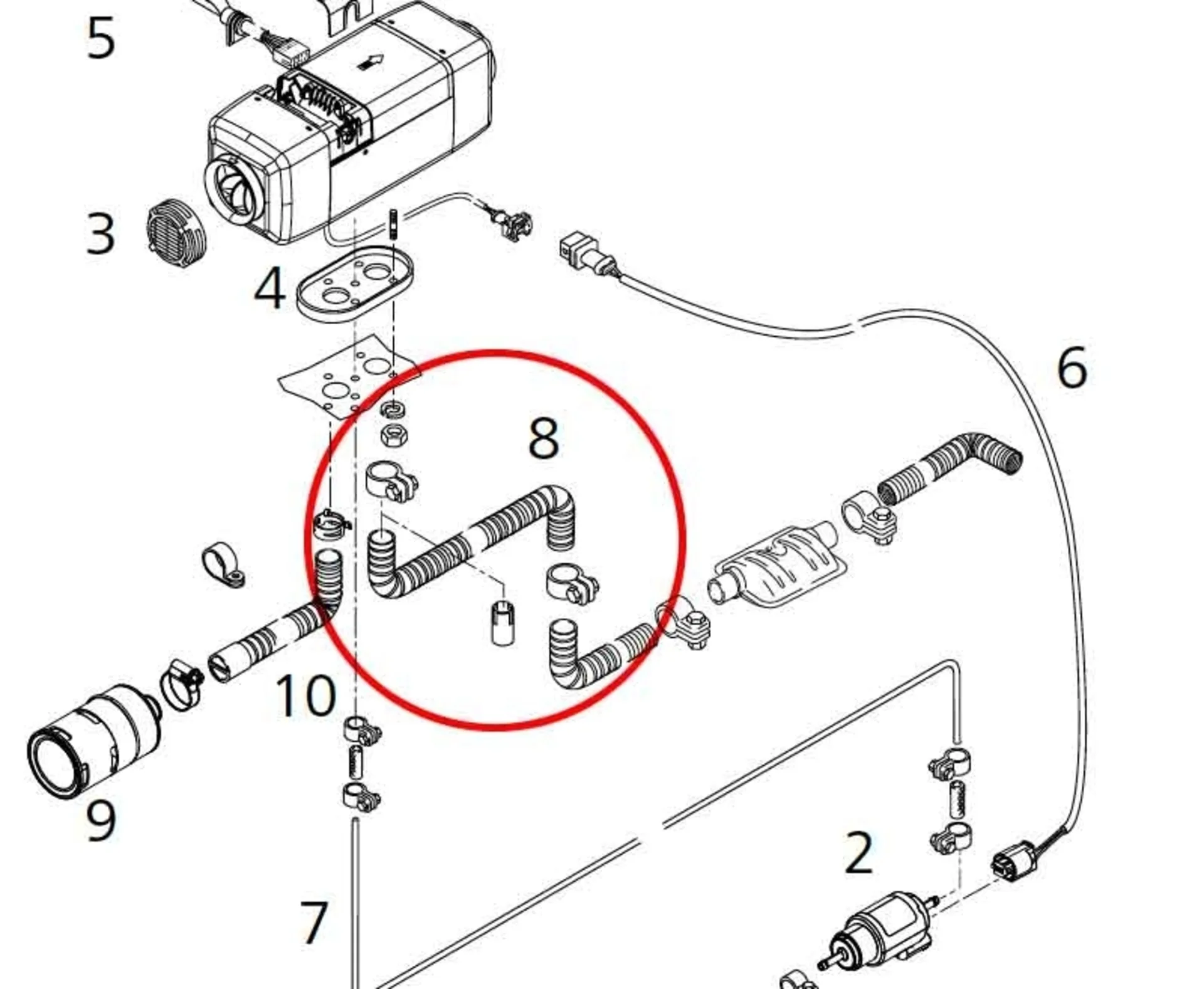 Abgasrohr Ed.flex.ID 24mm Abgasrohr Ed.flex.ID 24mm
