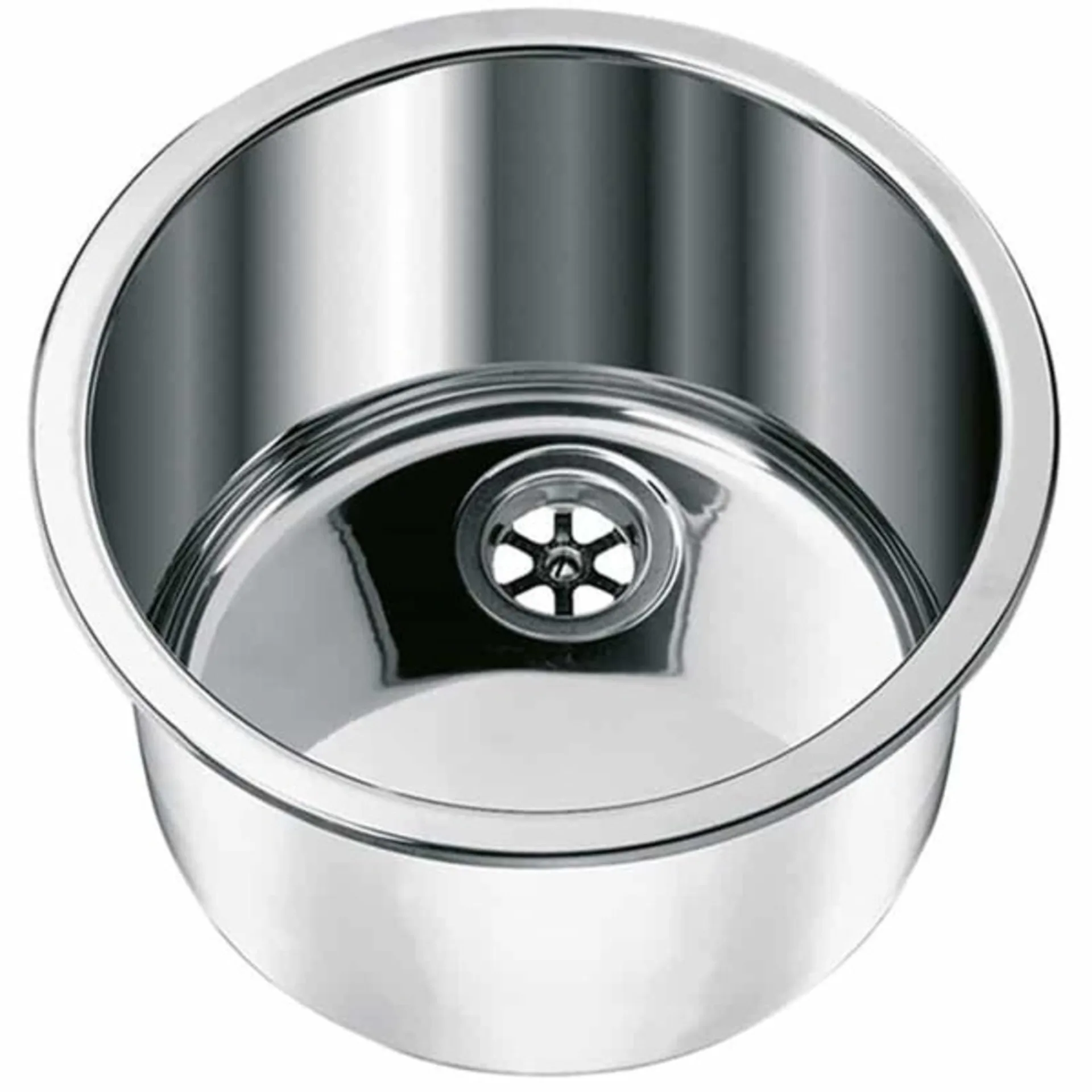 Evier encastré rond en acier inoxydable de 30cm de diamètre et lavabo de haute qualité