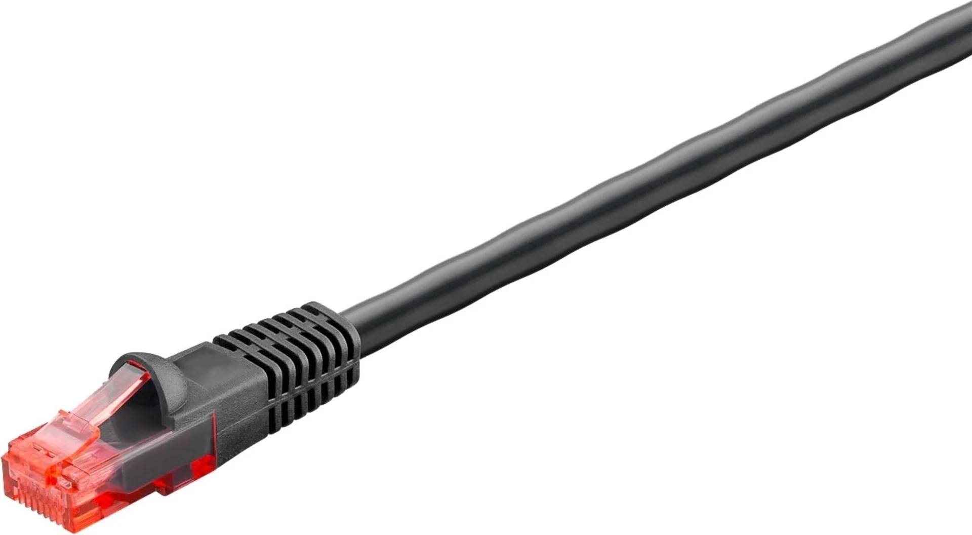Goobay CAT 6 Outdoor-Patchkabel U / UTP schwarz 15 m