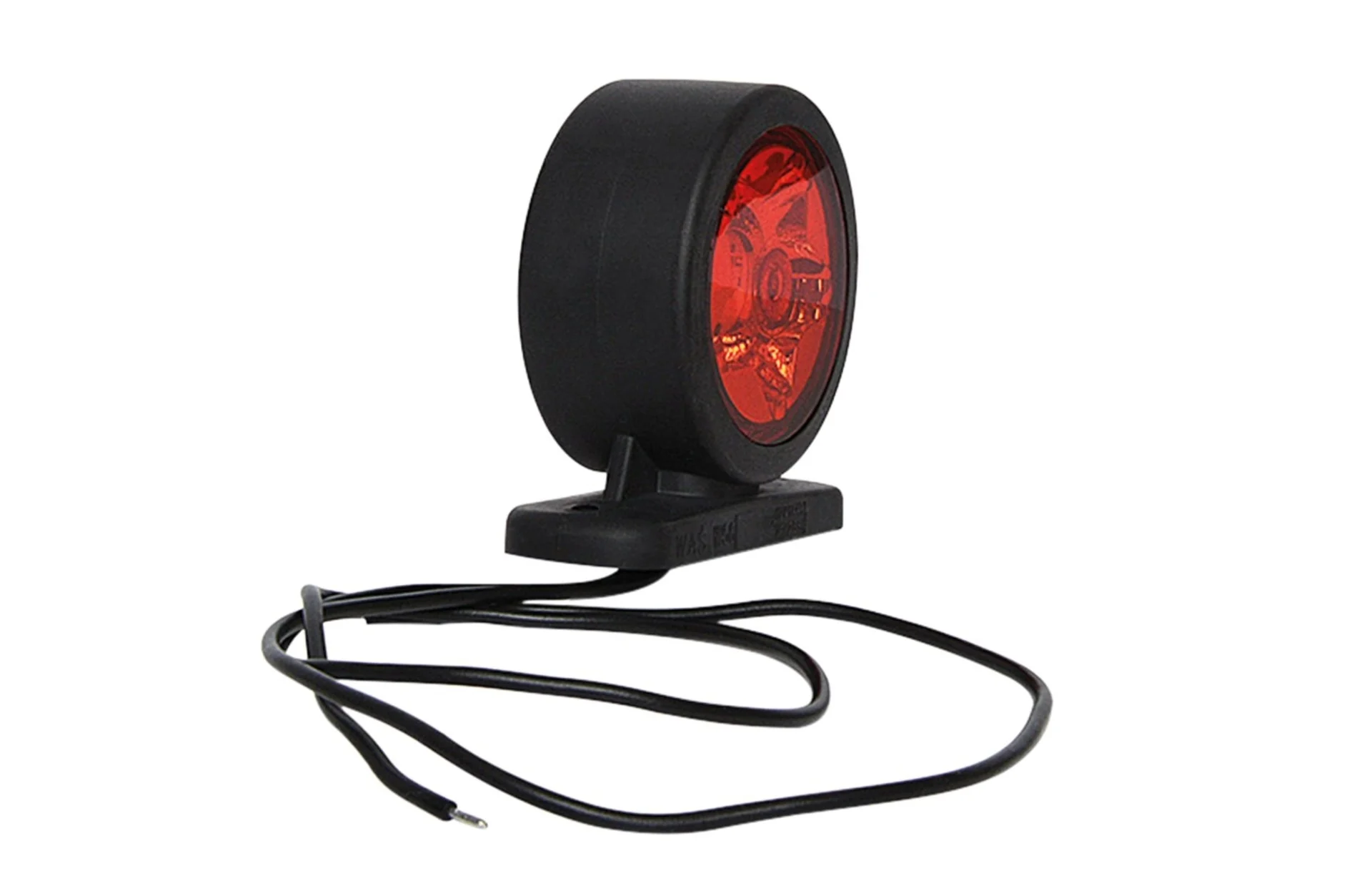 WAS - LED-Umrissleuchte STAR 12/24 V L/R 75 x 68 mm, IP68, Kabel 1’500 mm