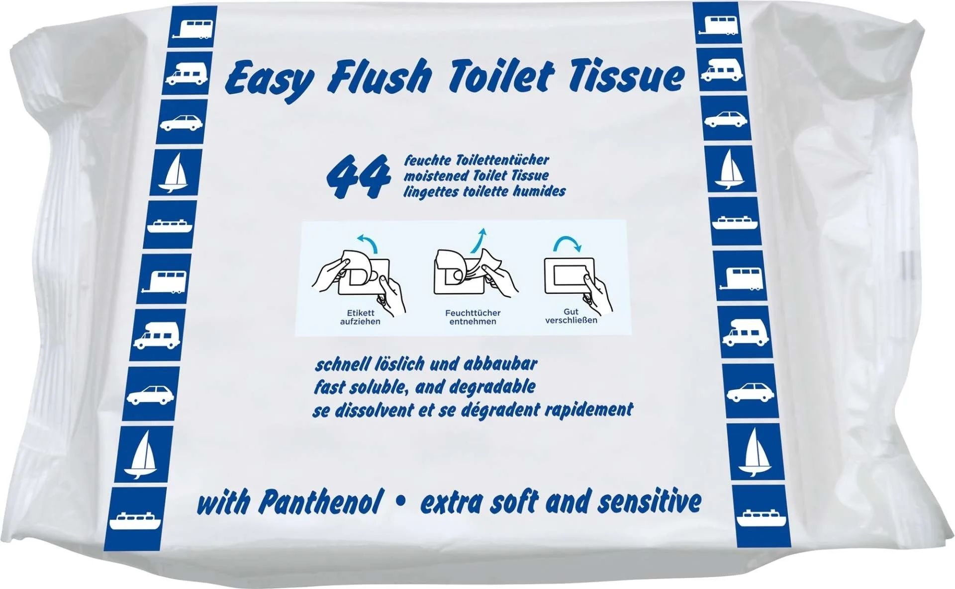 Yachticon Feuchte Toilettentücher
