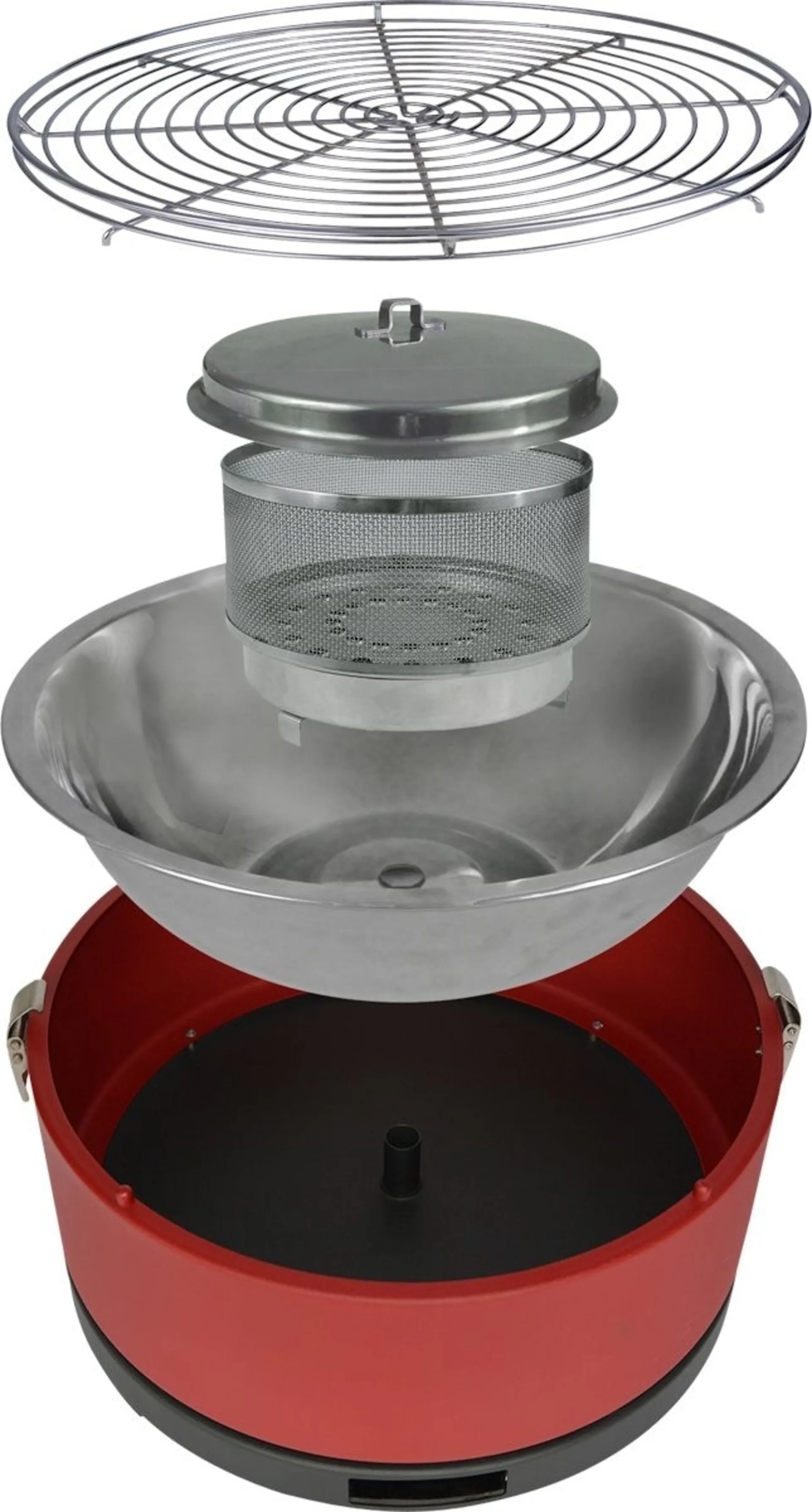 Feuerdesign Mayon barbecue de table au charbon de bois jaune