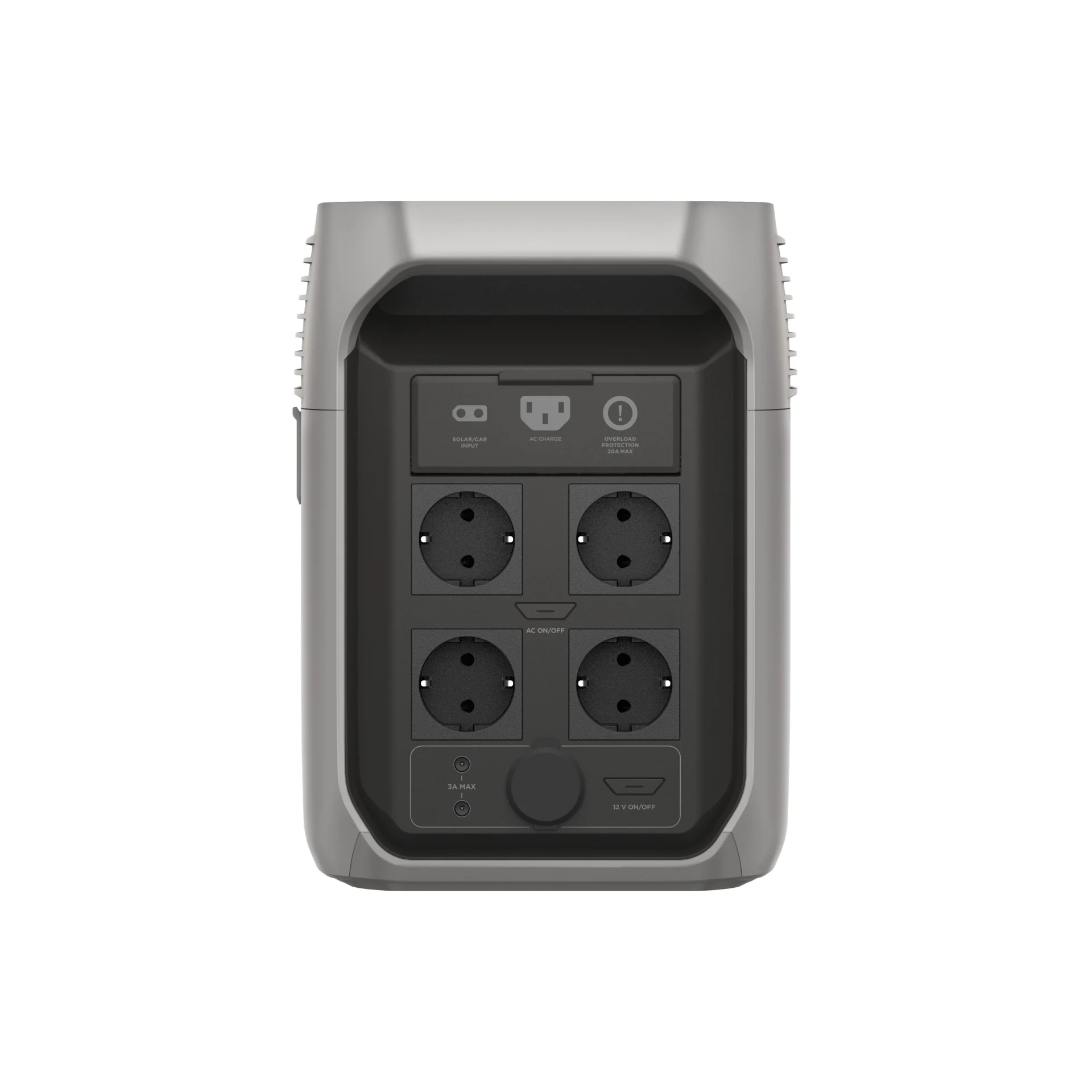 EcoFlow Power Station Delta 3 1500 EU mit Schuko Stecker - 1’536 Wh Portable Powerbox mit eingebautem 1’800 W Sinus Wechselrichter
