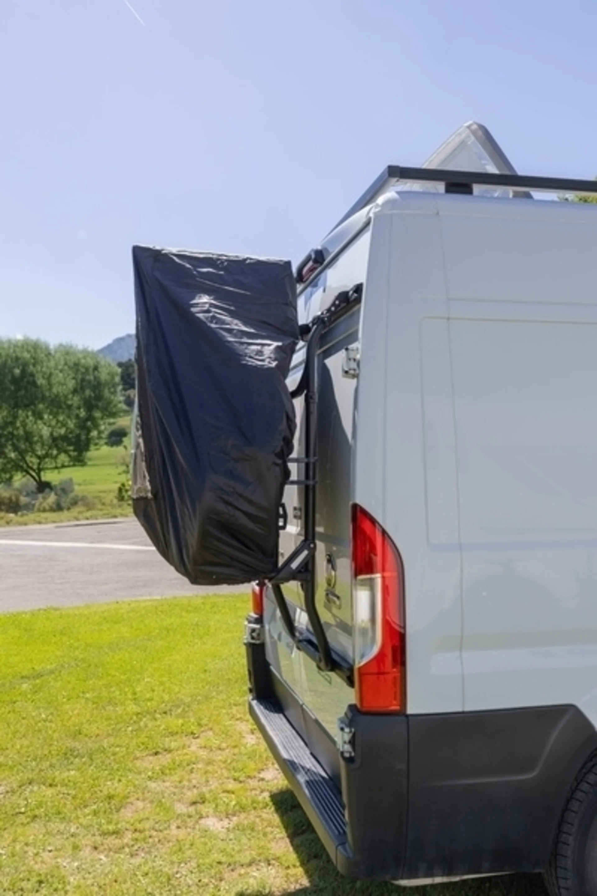 Carbest Housse de protection vélo pour 2-3 vélos avec poche pour panneau de signalisation