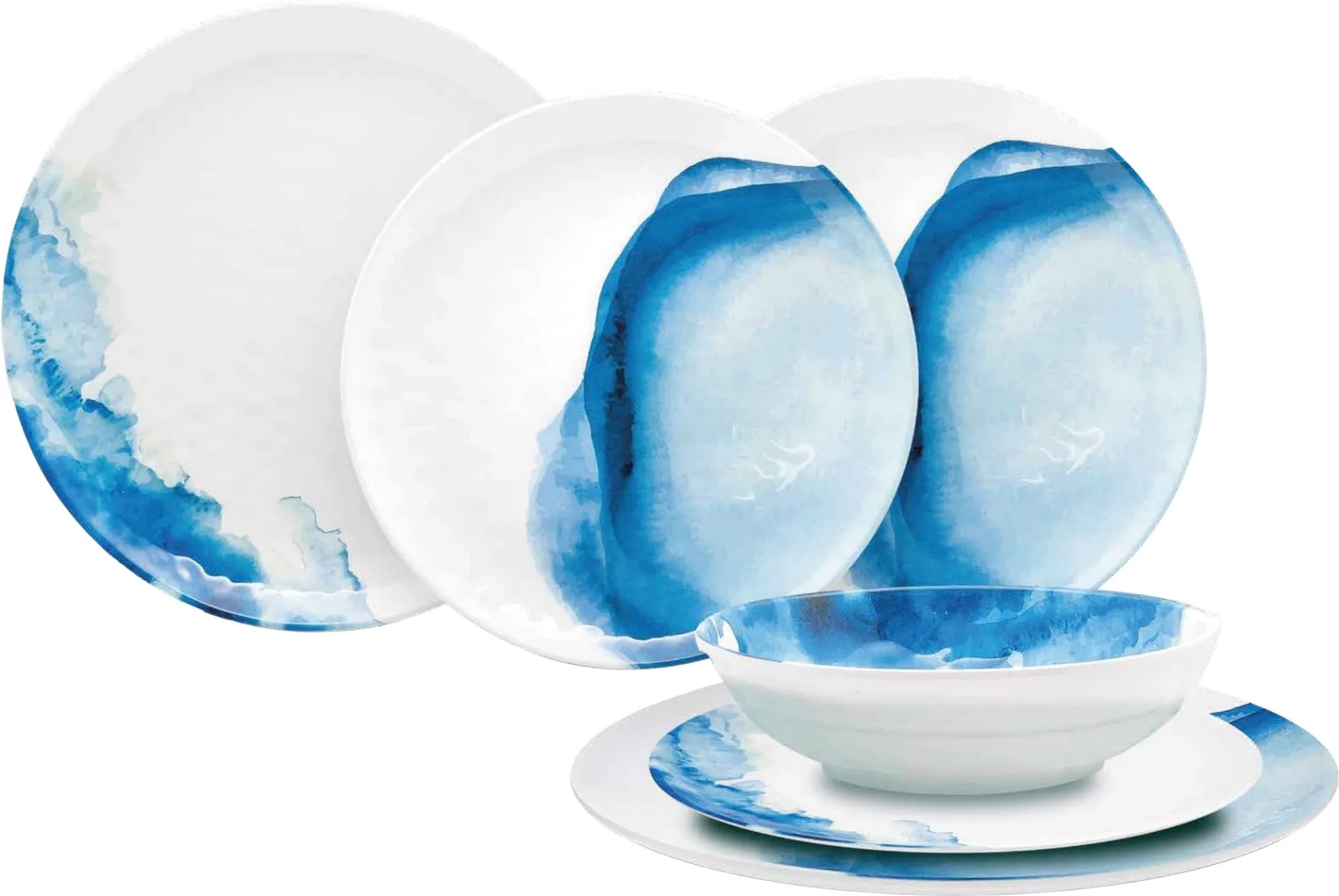 Flamefield Deep Sea Geschirr-Set 12-tlg. für 4 Personen