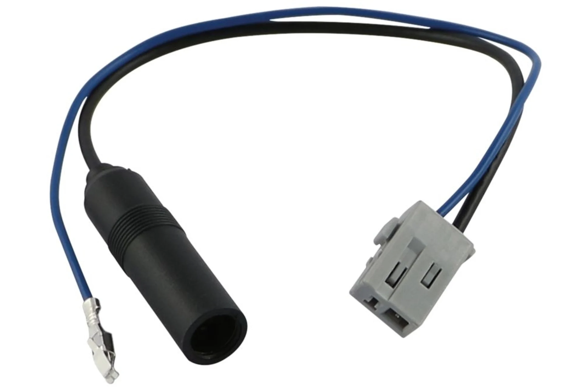 GT13 männlich > DIN weiblich Antennenadapter + Stromkabel für Phantomspeisung