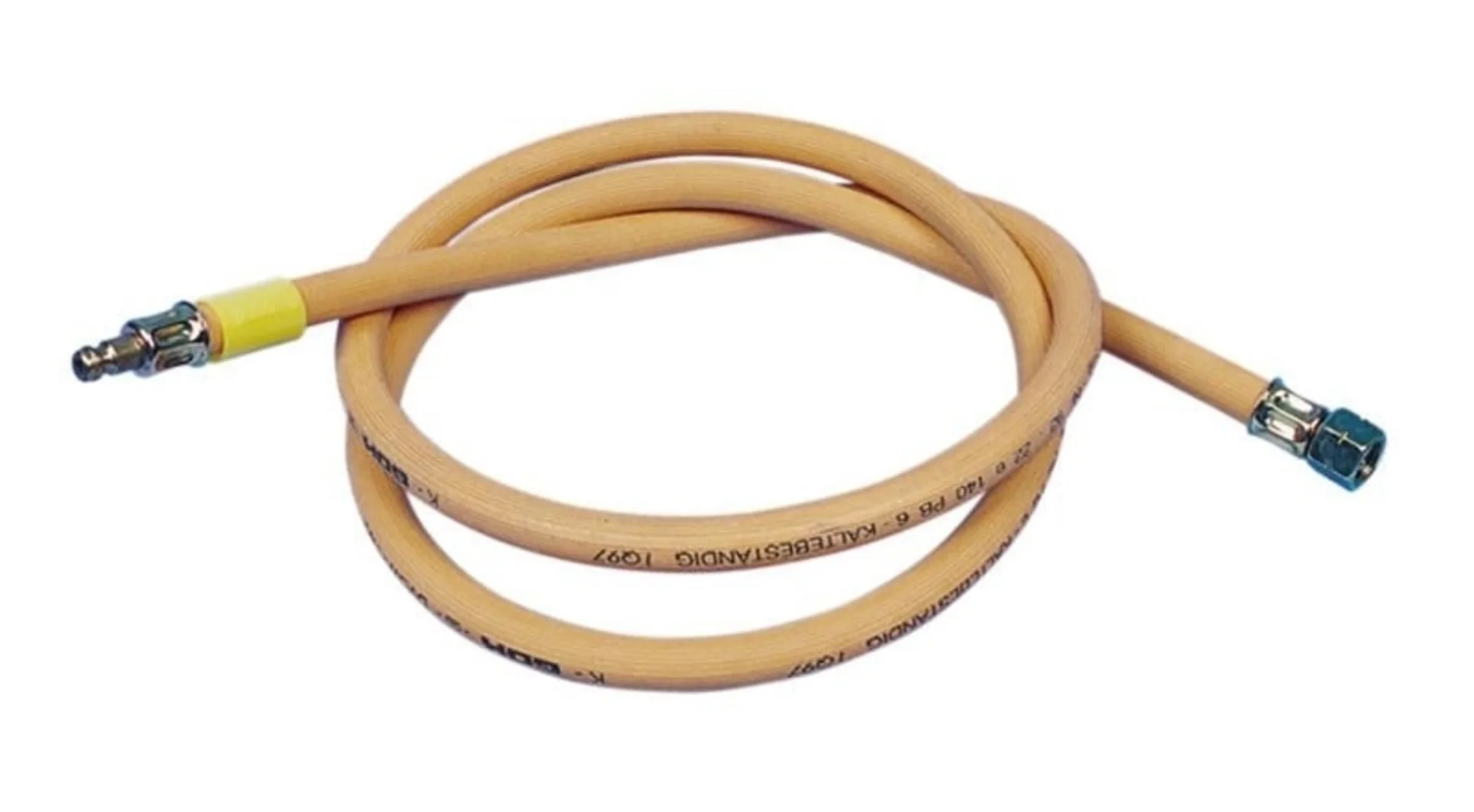Gasschlauch für Gassteckdose, Länge 150cm und Durchmesser 8mm